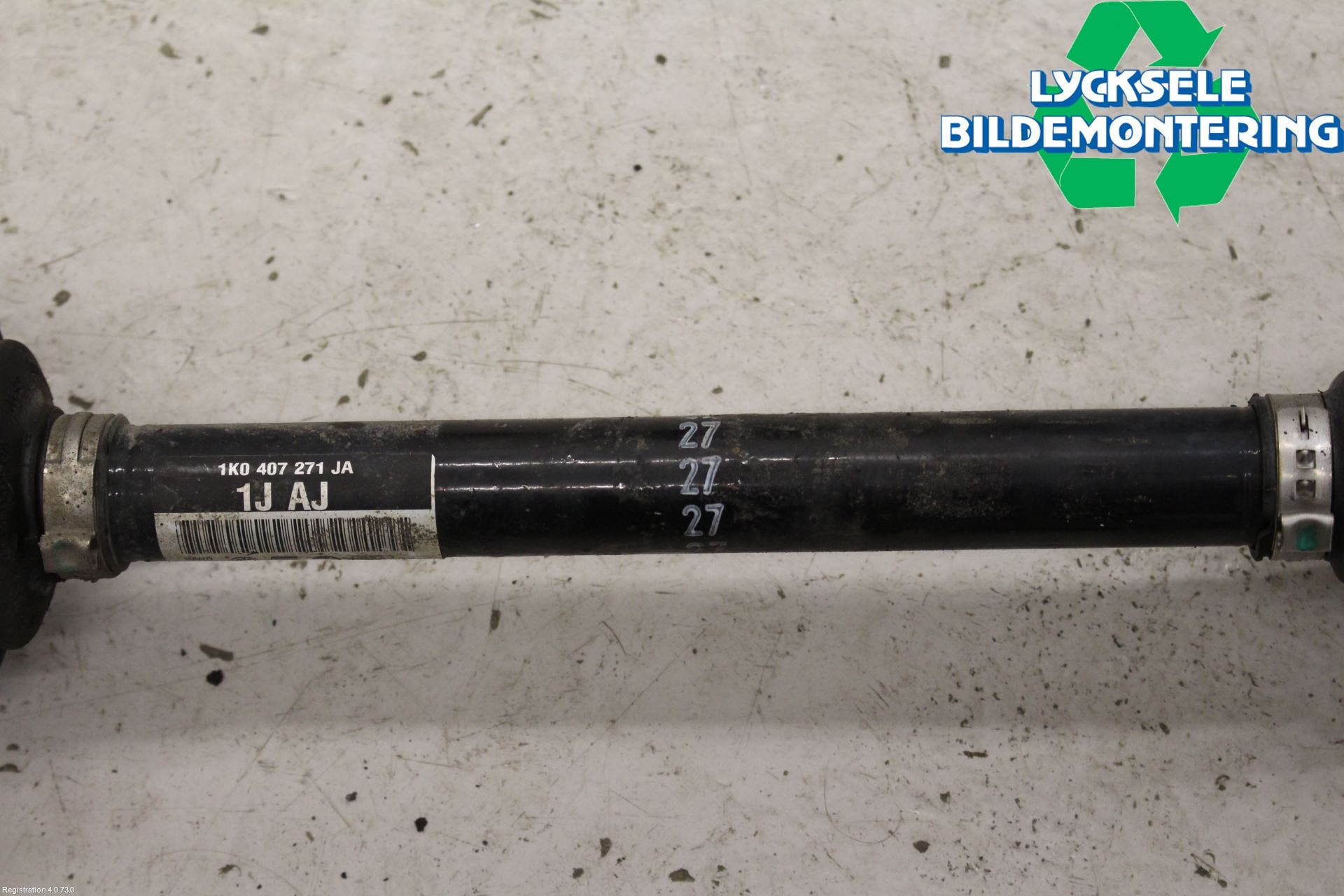 Volkswagen VW GOLF PLUS/CROSS GOLF 04-14 Drivaxel Fram Vänster