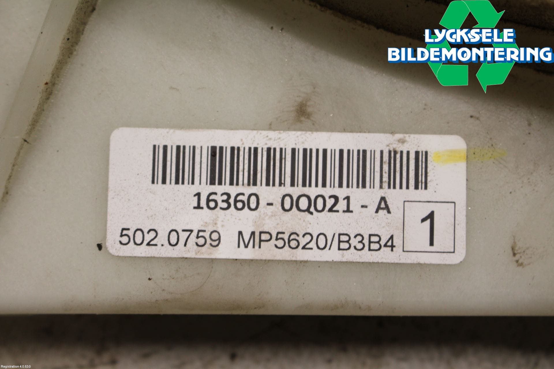 Toyota AYGO 15-21 Kylfläktkåpa