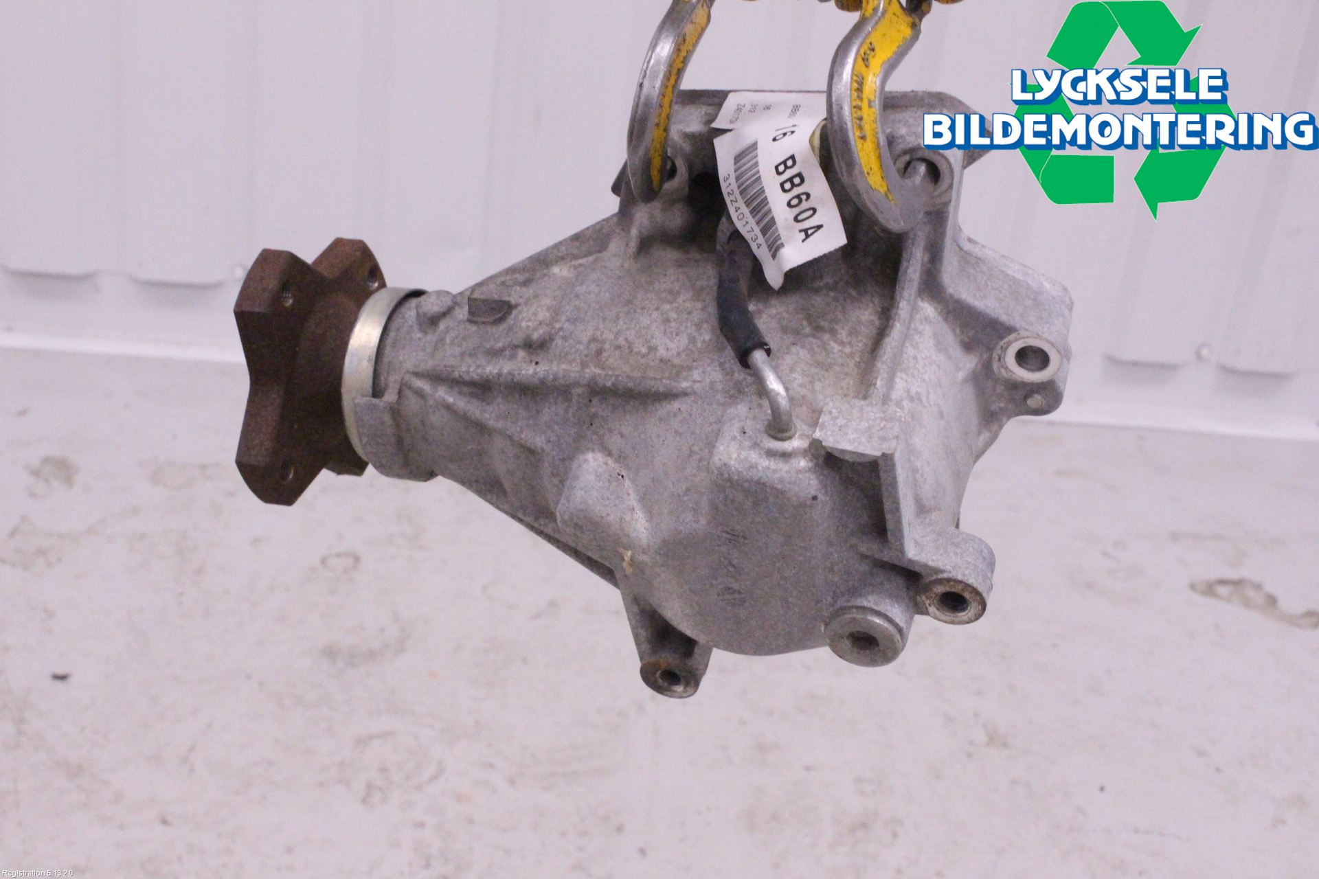 Nissan QASHQAI 14-17 Framvagn Diffrential