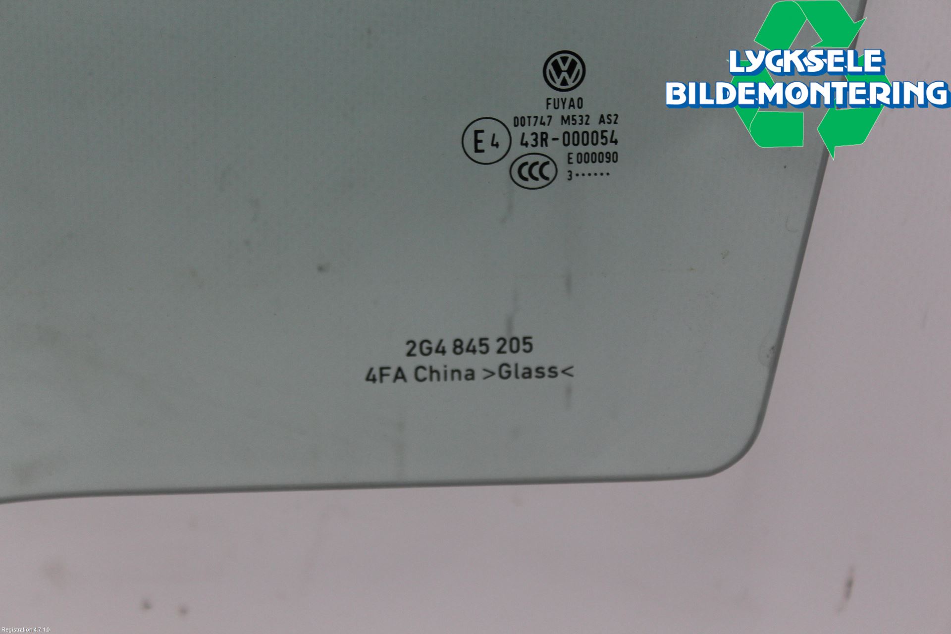 Volkswagen VW TAIGO 22- Dörruta Bak Vänster