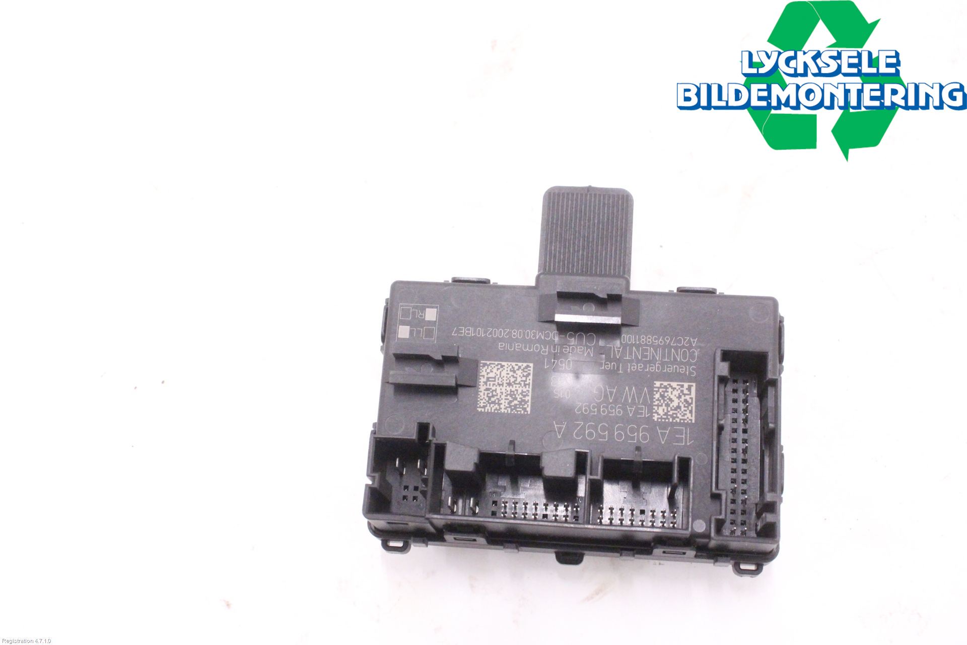 Volkswagen VW ID.3 21- Styrenhet Dörr