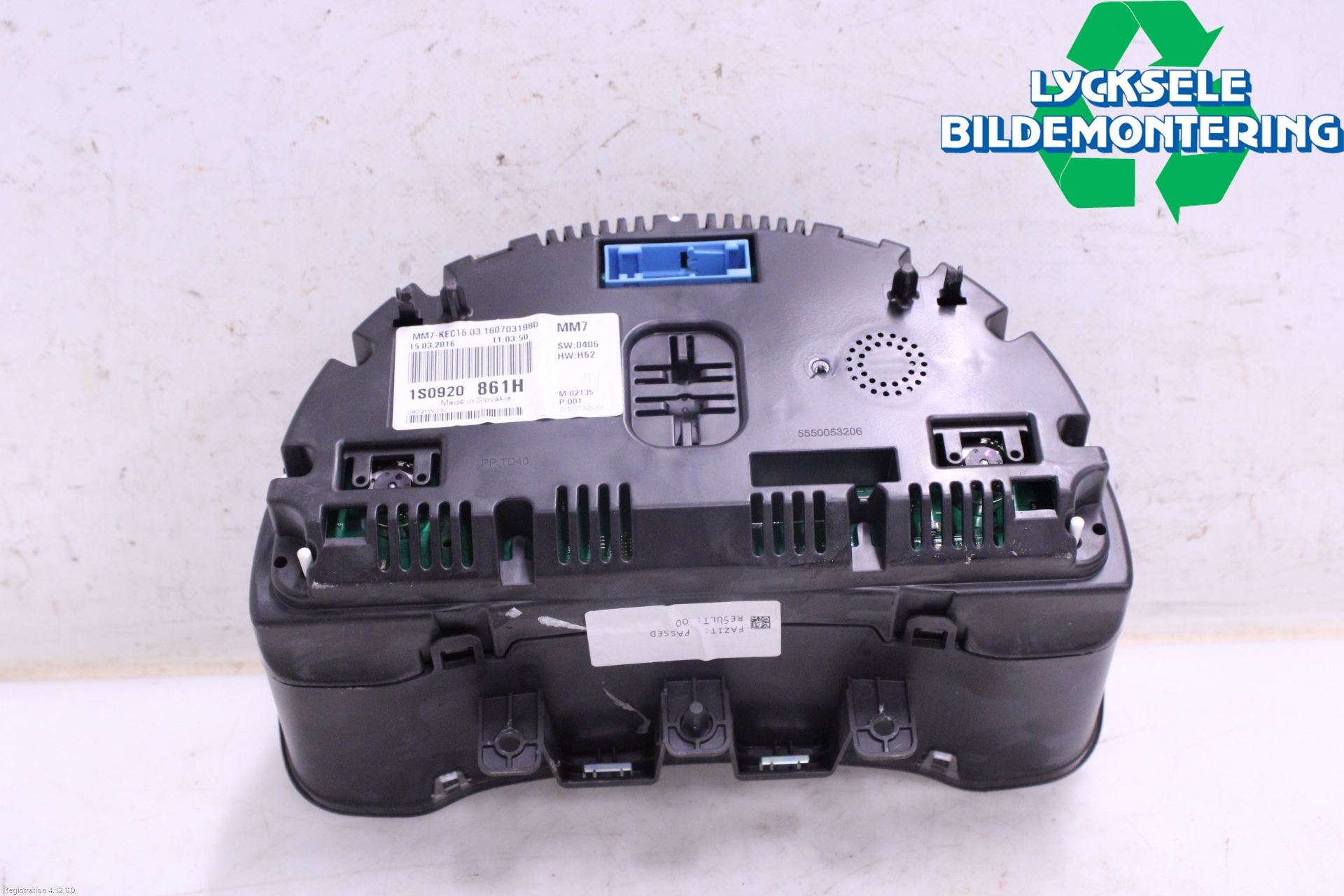 Volkswagen VW UP! / E-UP! Instrument Komb