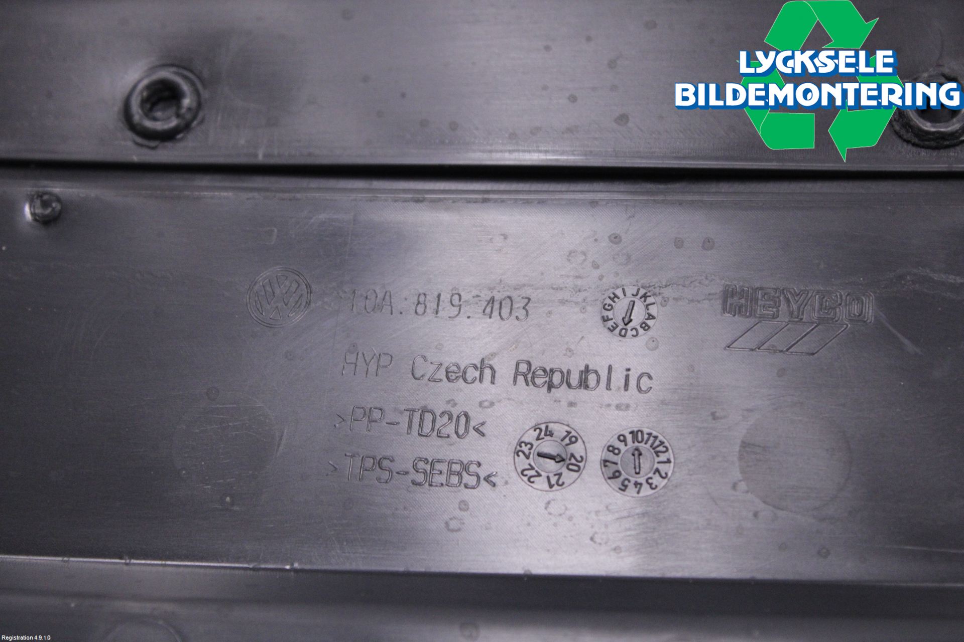 Volkswagen VW ID.3 21- Torpedplåt-Torpedplast