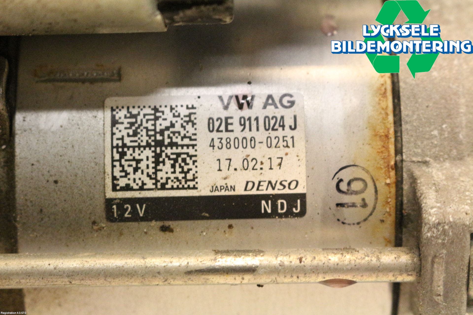 Skoda SUPERB 16-24 Startmotor Diesel