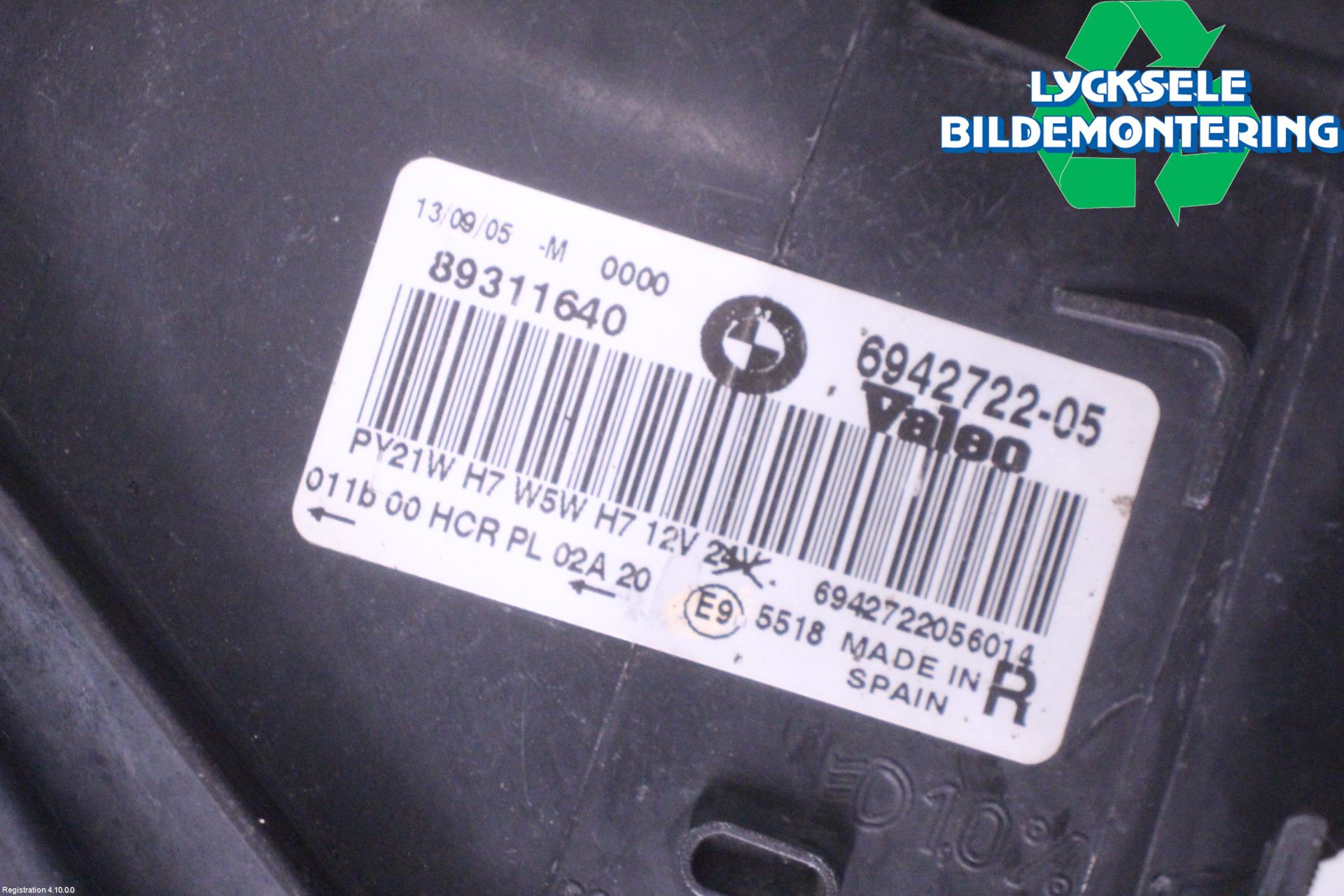 BMW 3 E90/91 SED/TOU 05-12 Strålkastare Höger