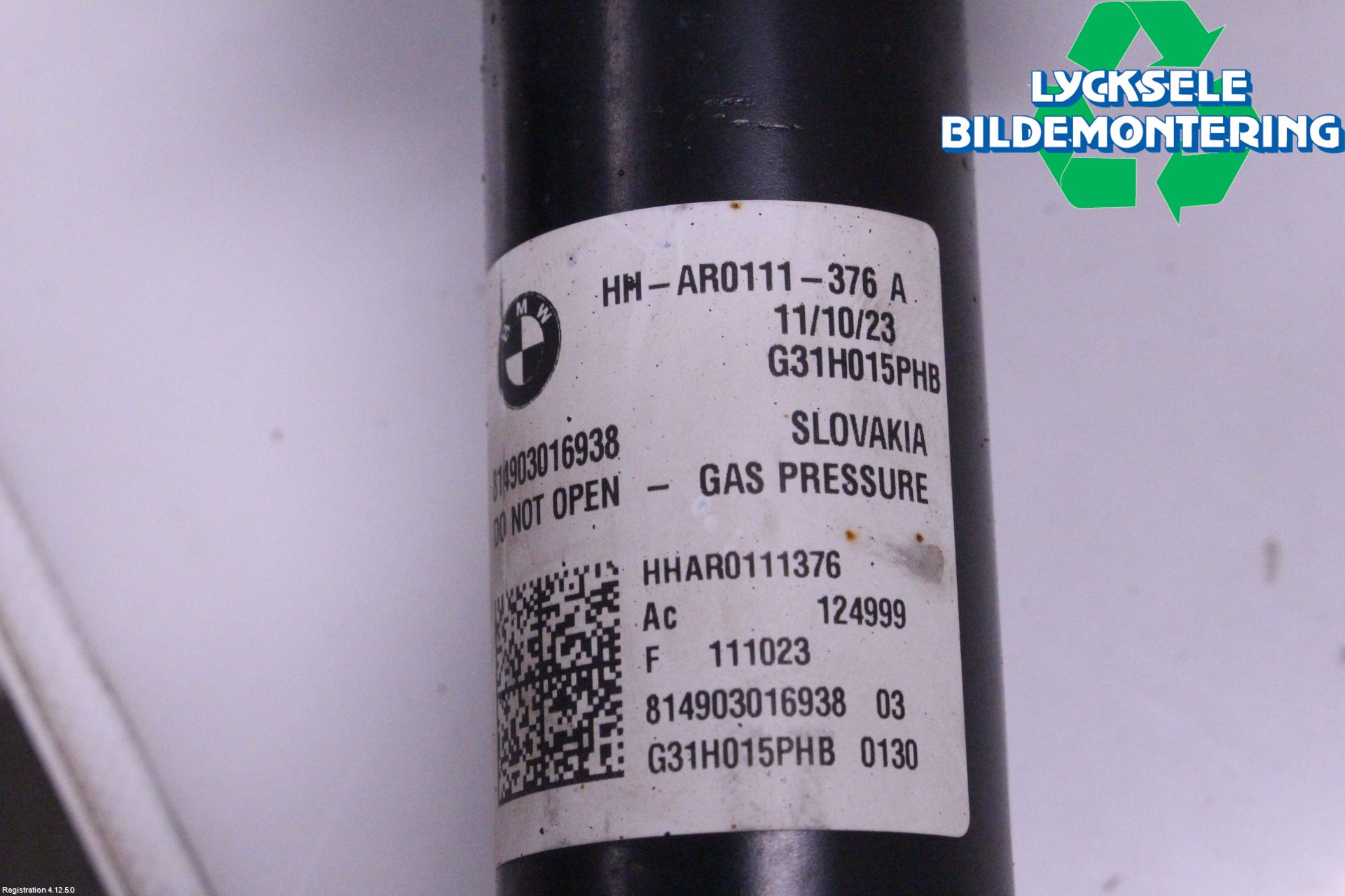 BMW 5 G30/G31/F90 17-23 Fjäderben Bak Vänster