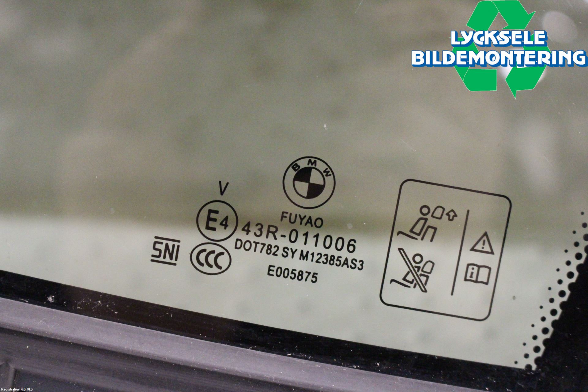 BMW X3 G01 18- Dörruta Bak Lilla Vä