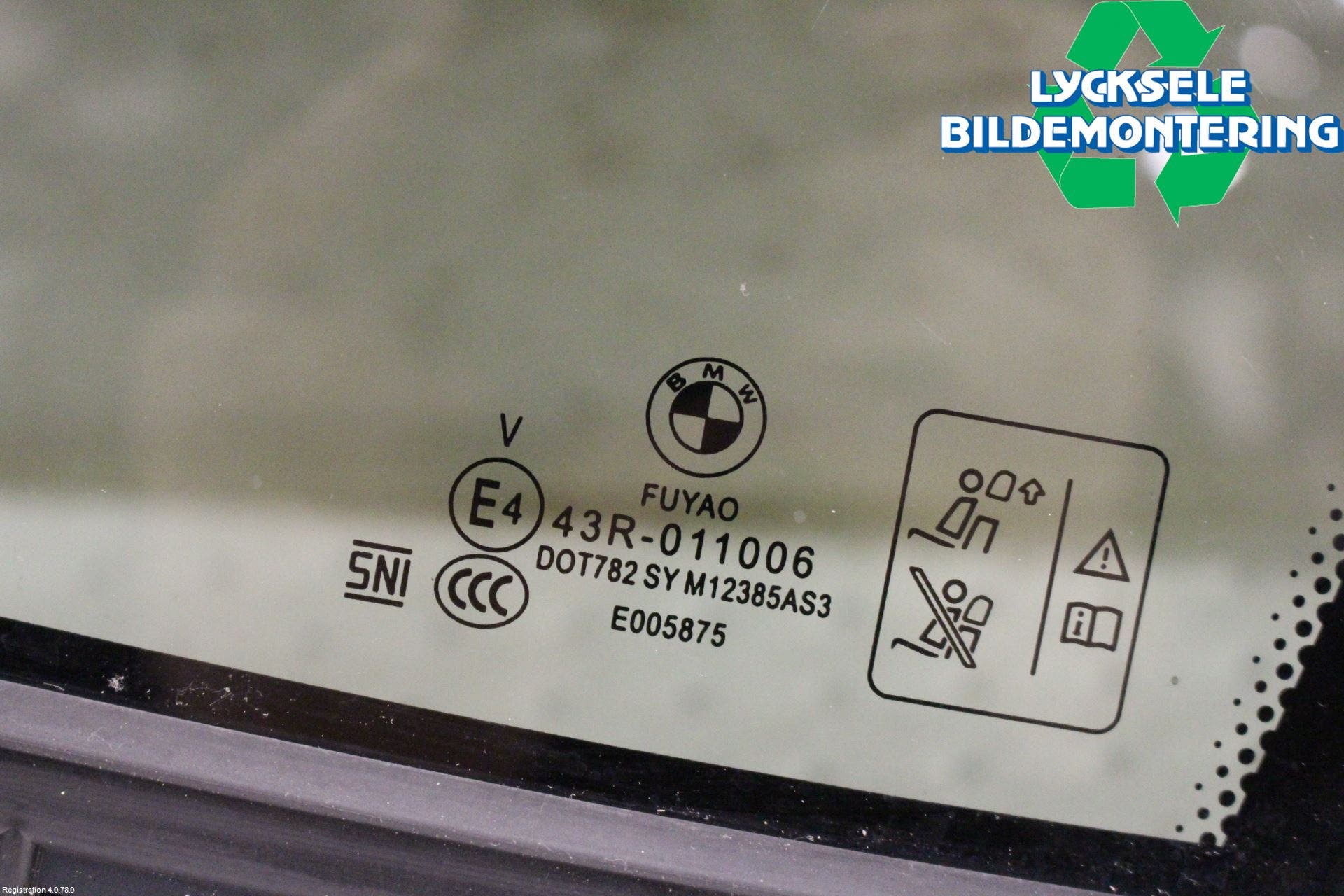 BMW X3 G01 18- Dörruta Bak Lilla Vä