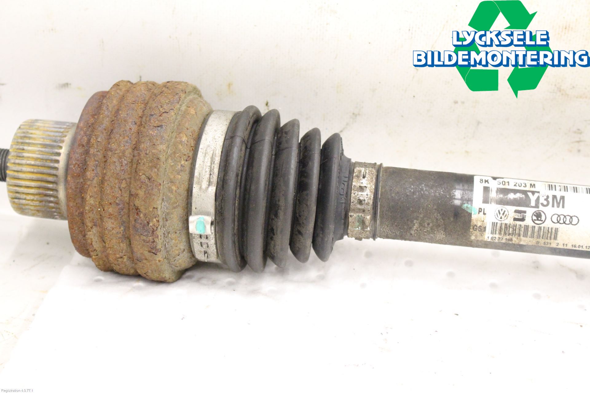 Audi A4 12-15 Drivaxel Bak Höger