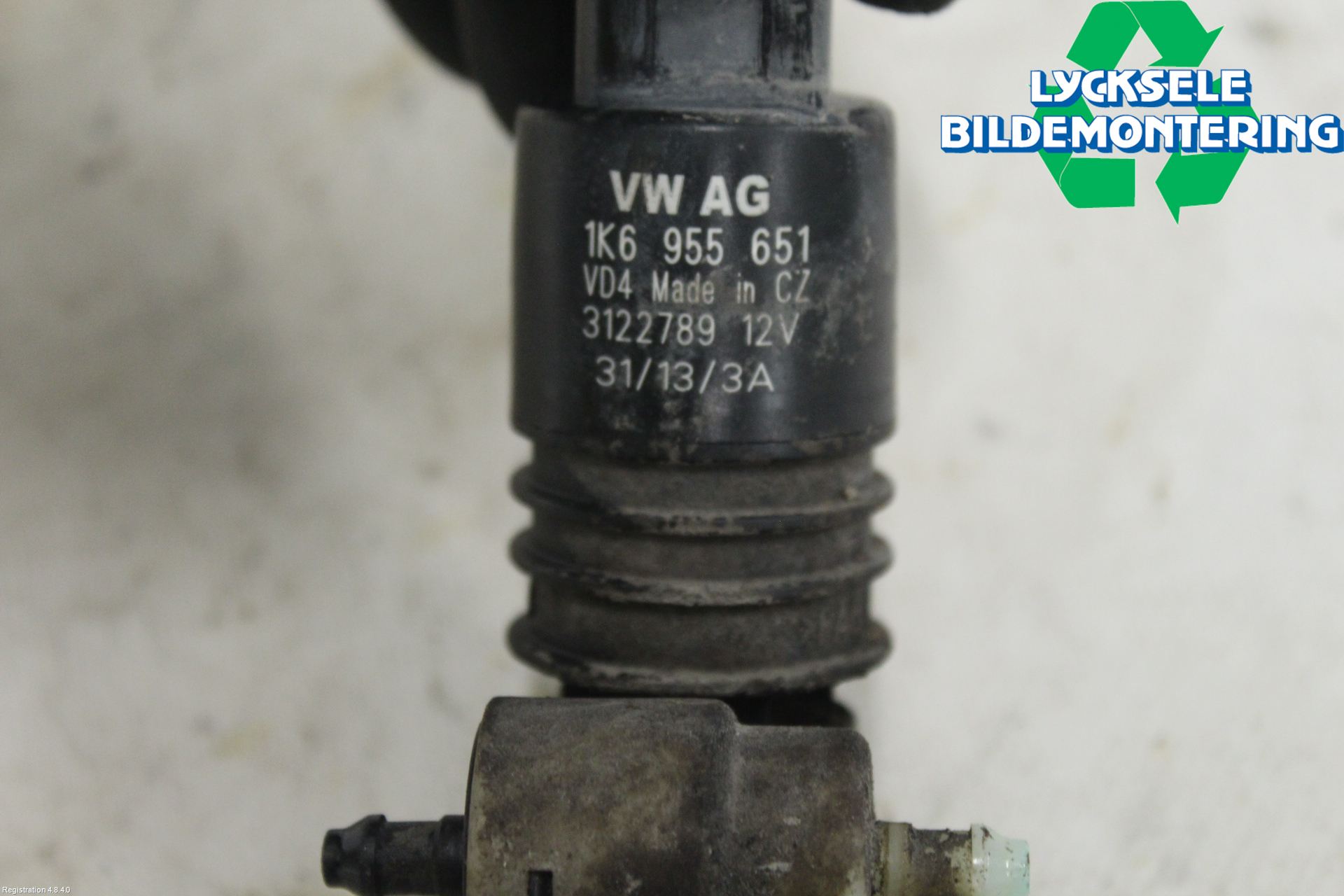 Volkswagen VW PASSAT 11-14 Spolarpump Vindruta