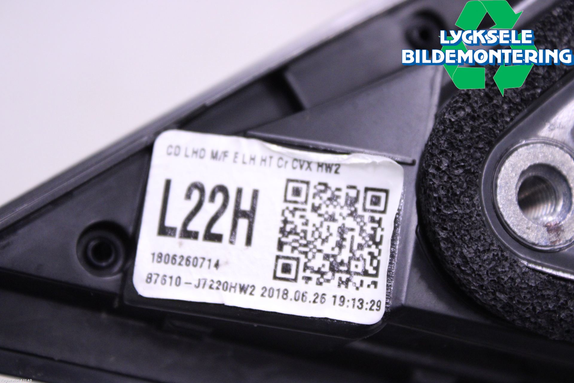 Kia CEED 12-18 Spegel Yttre El Vä