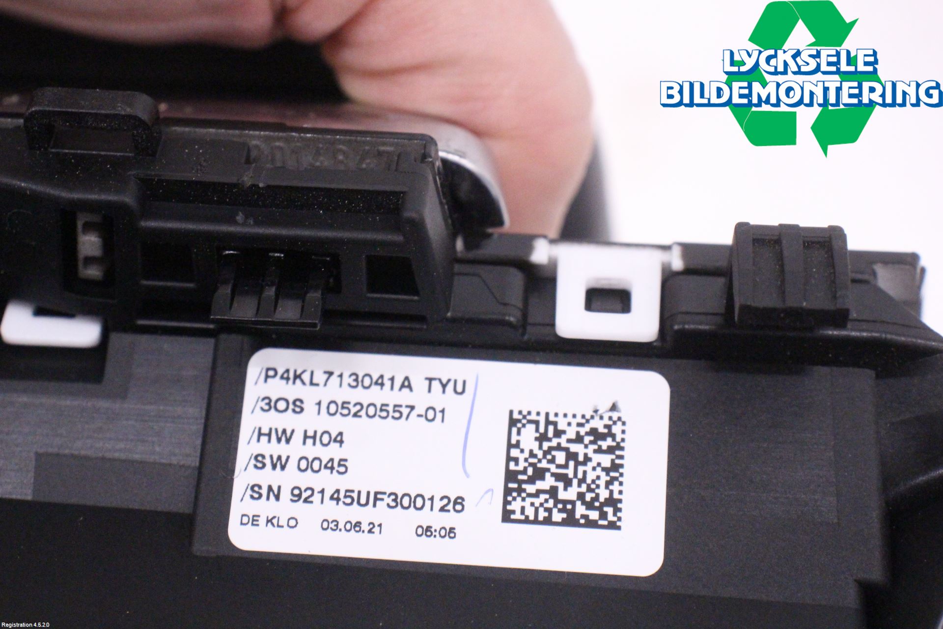 Audi E-TRON, S GE 19- Växelspak