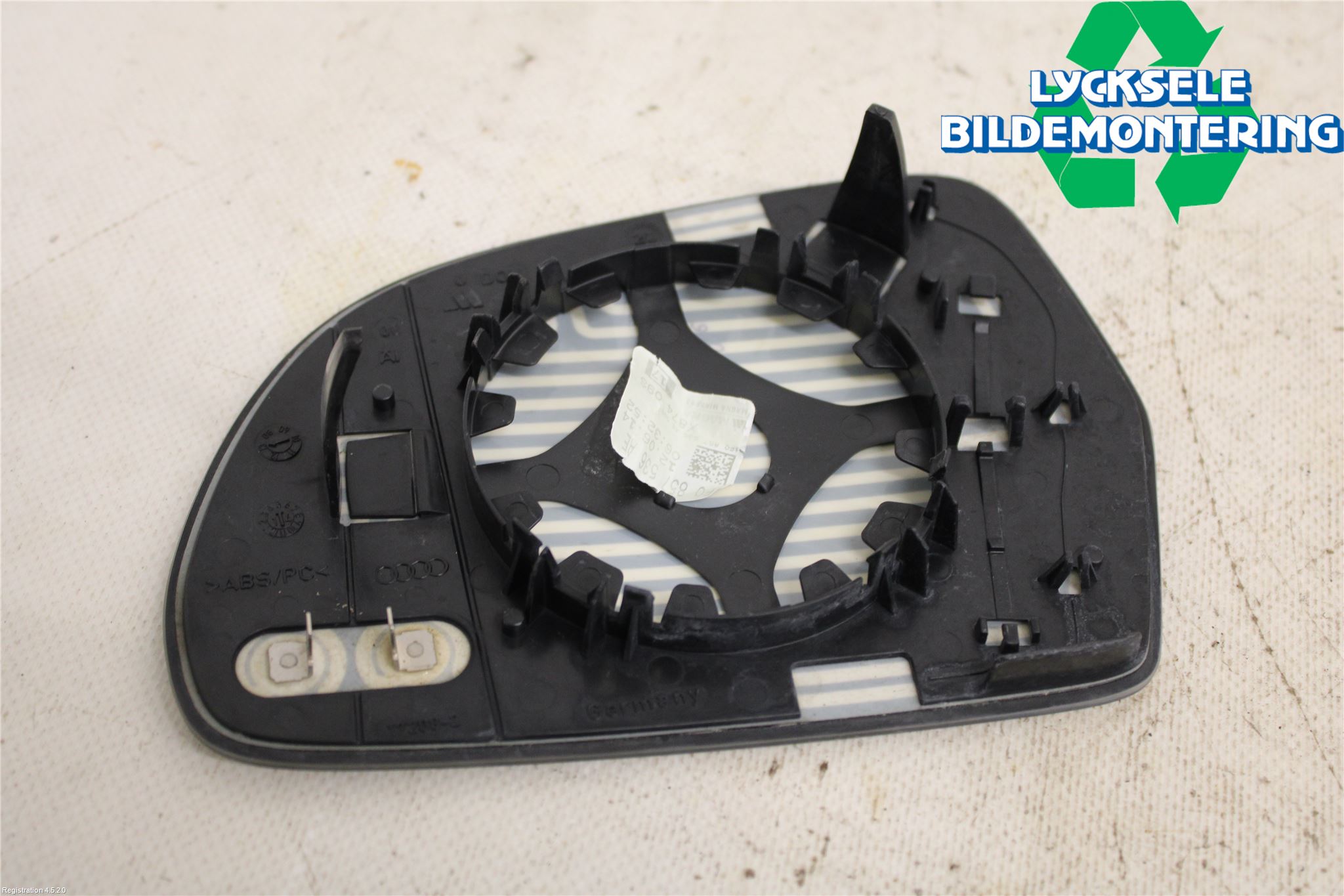 Audi A4 12-15 Spegelglas Hö