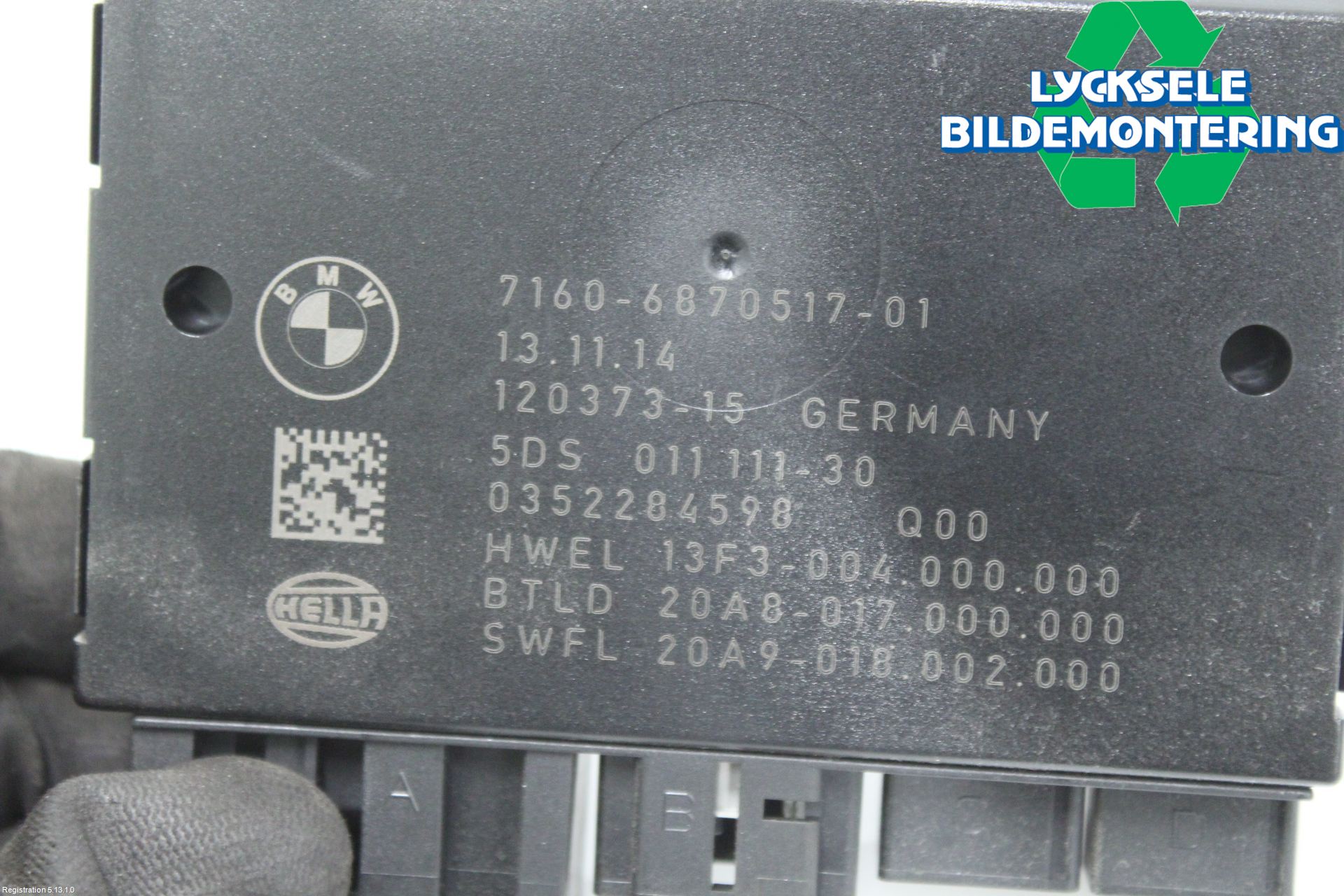BMW 3 F30/F31/F80 12-19 Styrenhet Dragkrok
