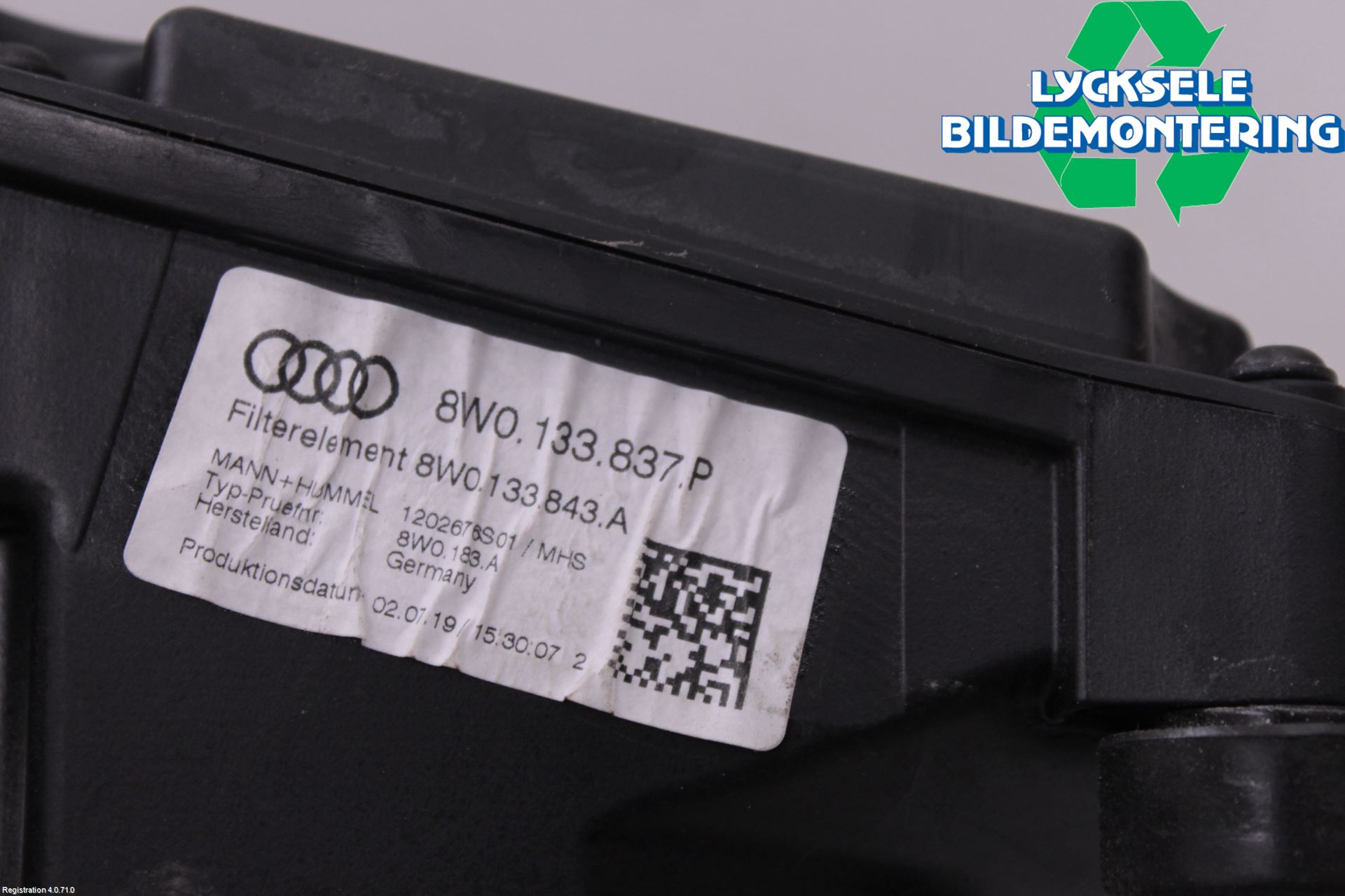 Audi A4/S4 B9 20- Luftrenare