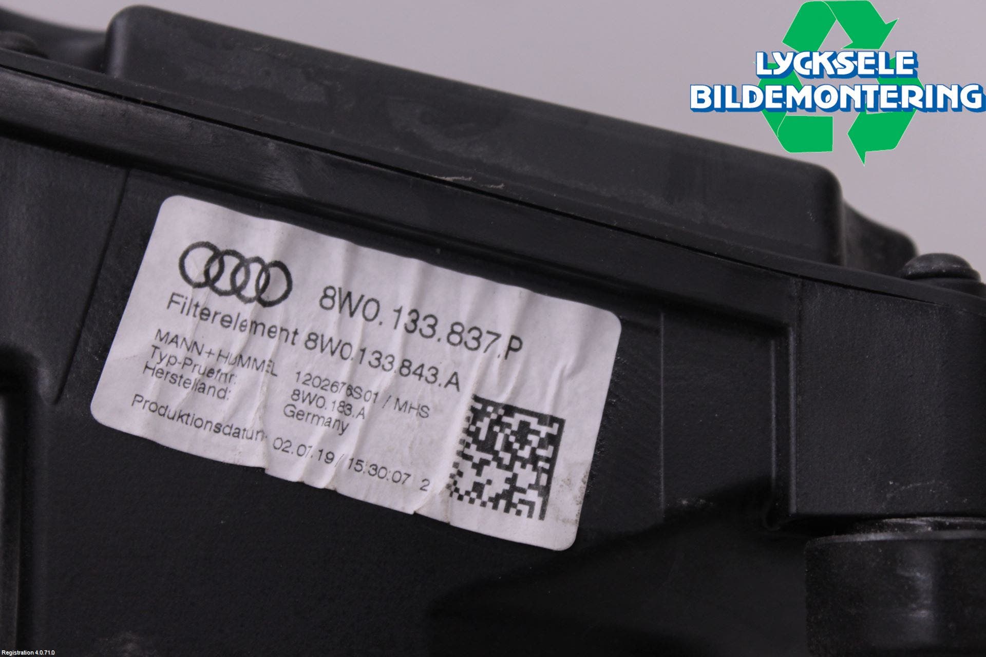 Audi A4/S4 B9 20- Luftrenare