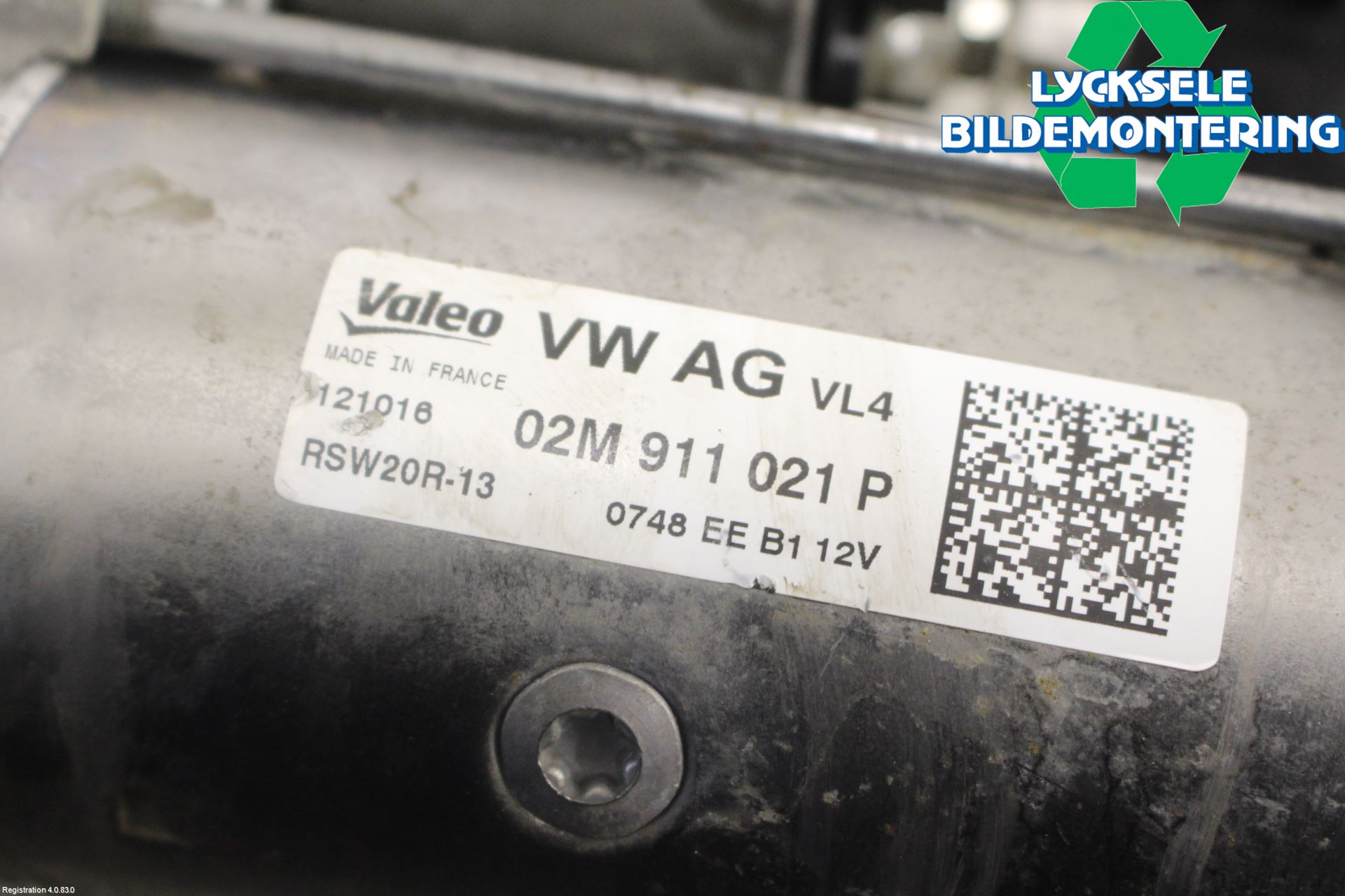 Volkswagen VW GOLF / E-GOLF VII 13-20 Startmotor Diesel