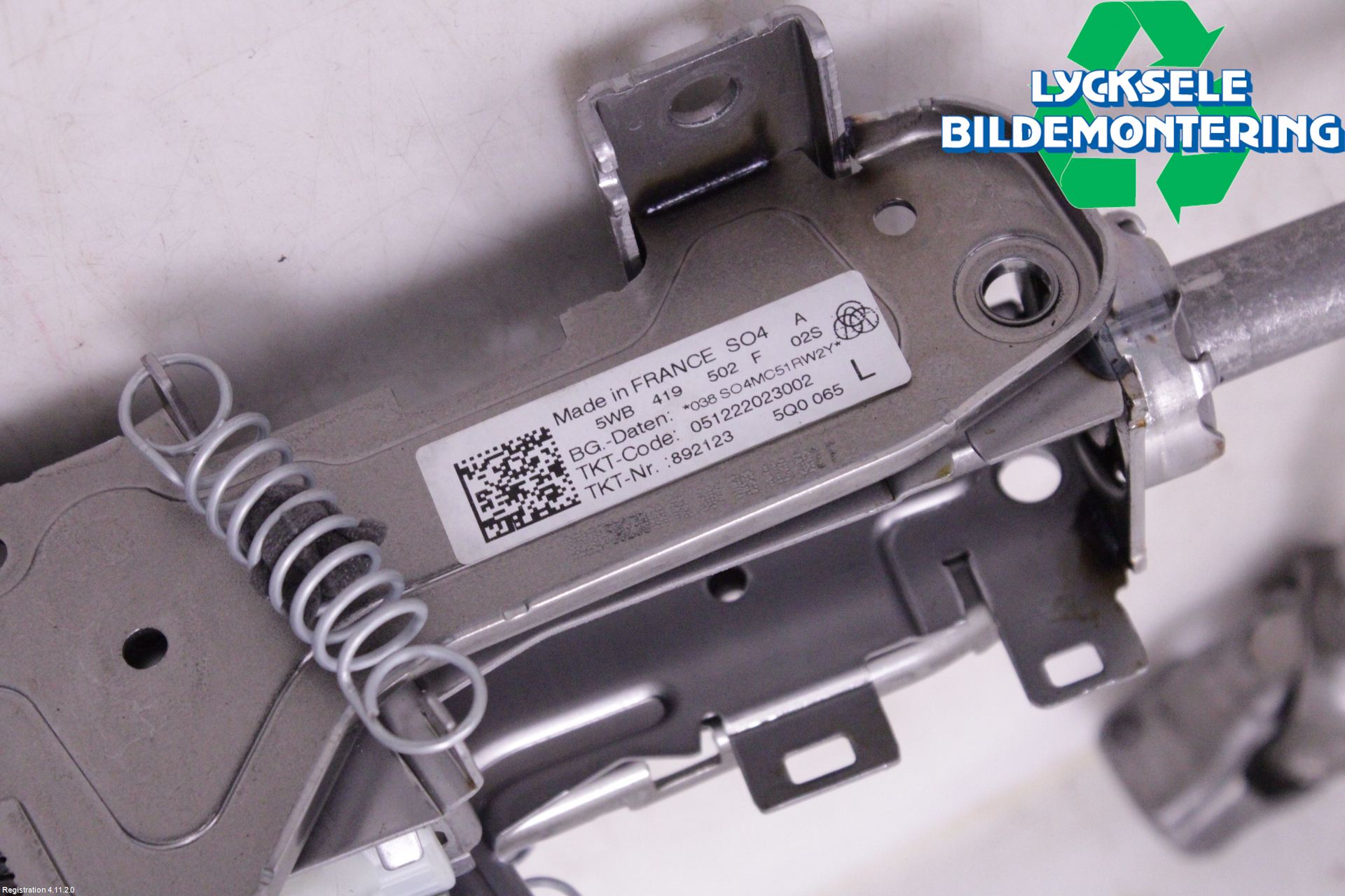 Volkswagen VW GOLF / E-GOLF VIII 20- Rattaxelagg Justerbart