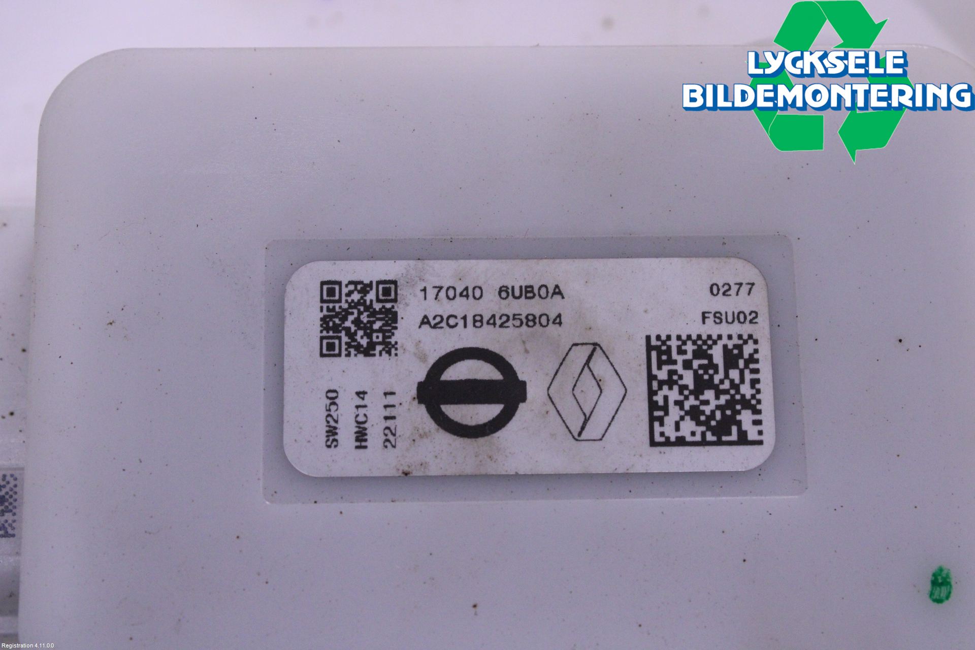 Nissan QASHQAI 21- Bränslepump El