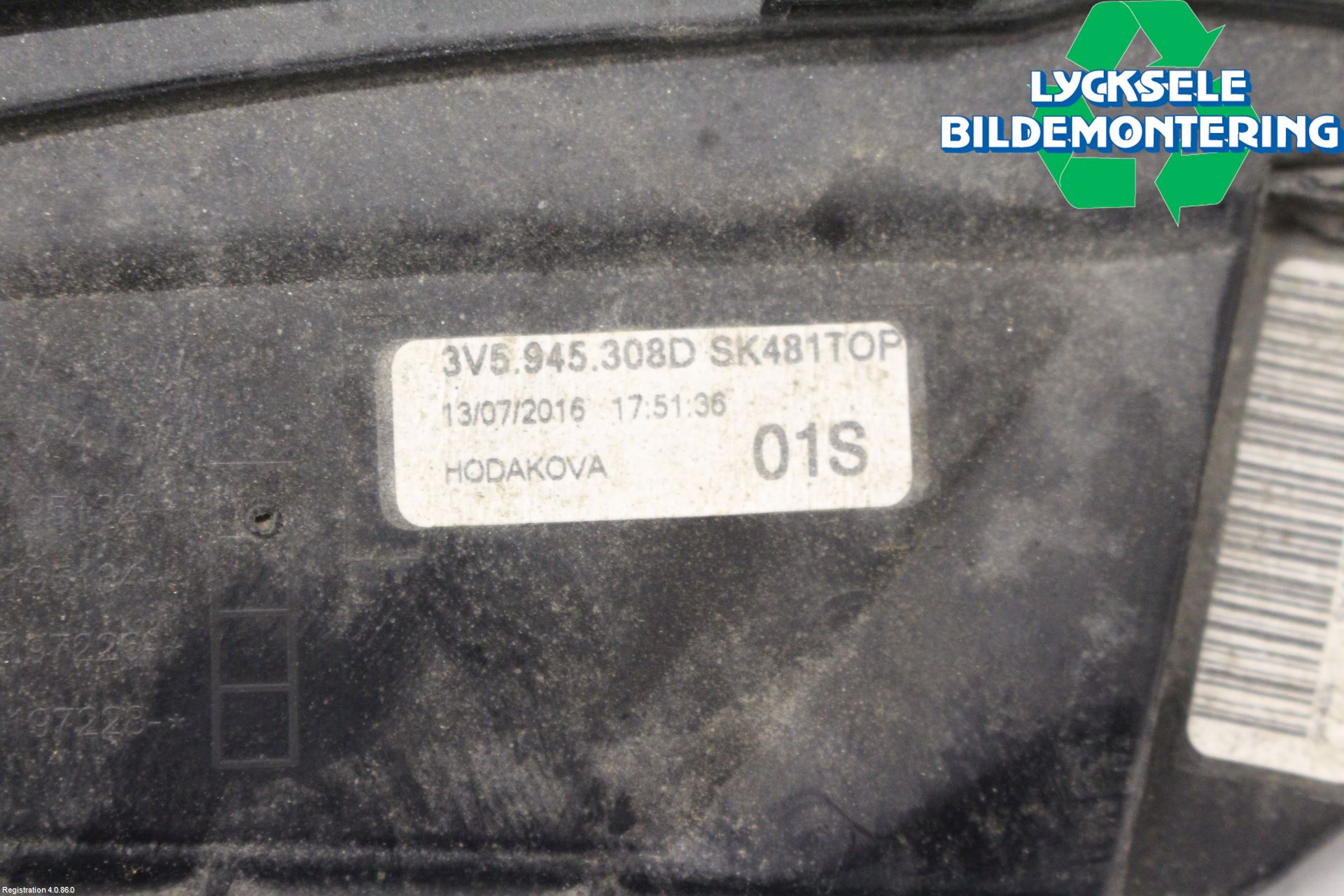 Skoda SUPERB 16-24 Bakljus Lucka Hö