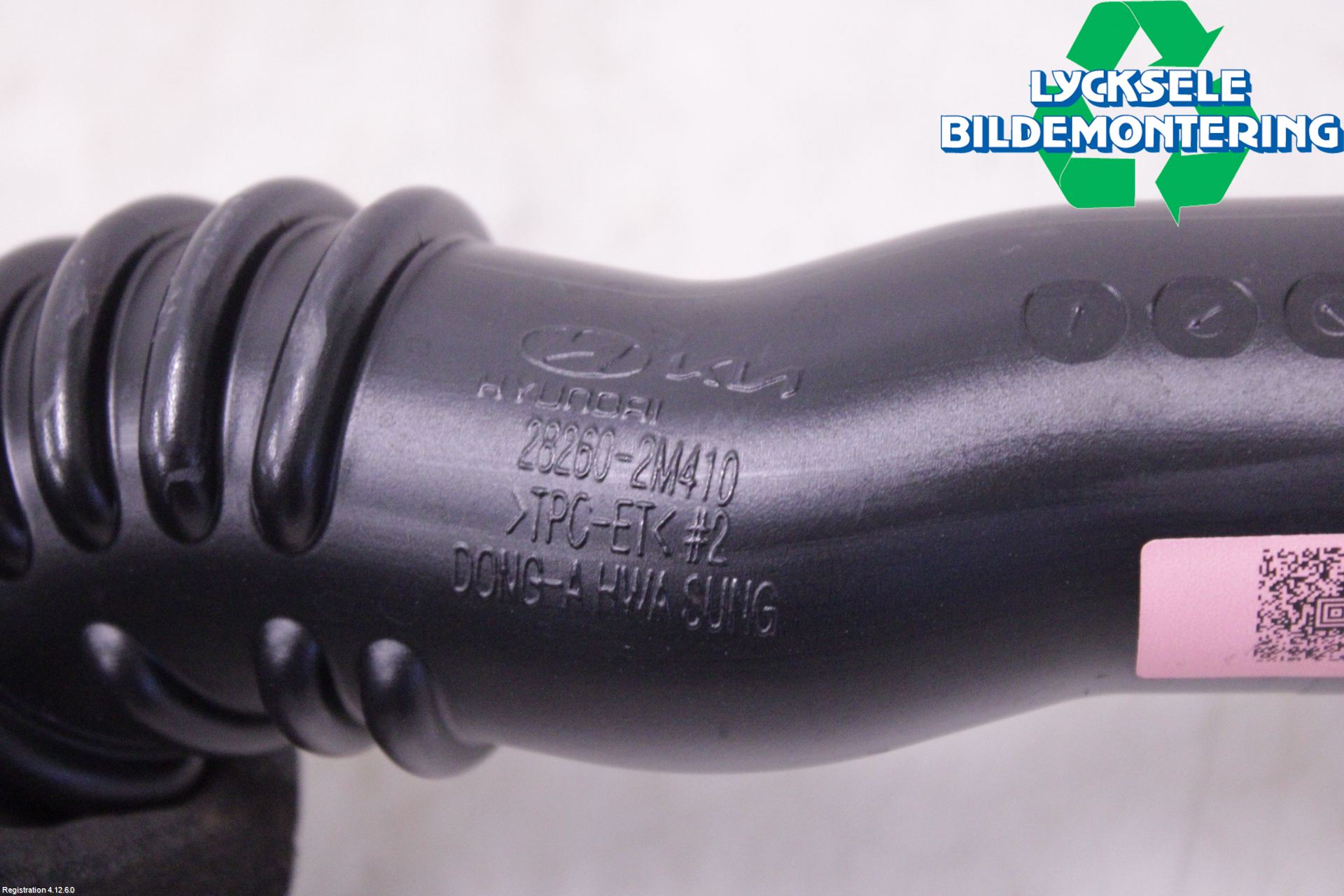 Kia SPORTAGE (NQ5) 22- Laddluft-Intercoolerrör