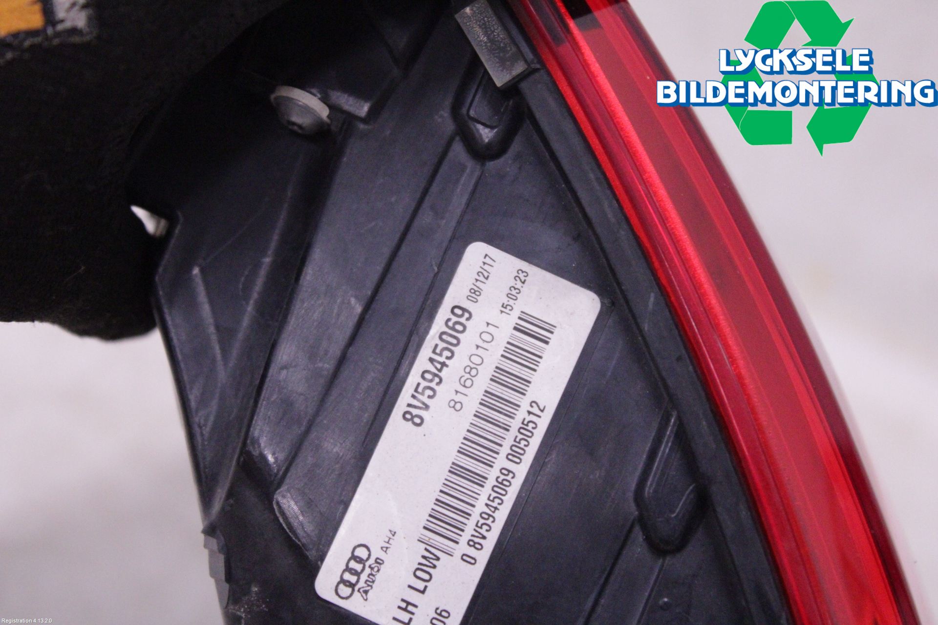 Audi A3/S3 8V 13-20 Bakljus Vänster