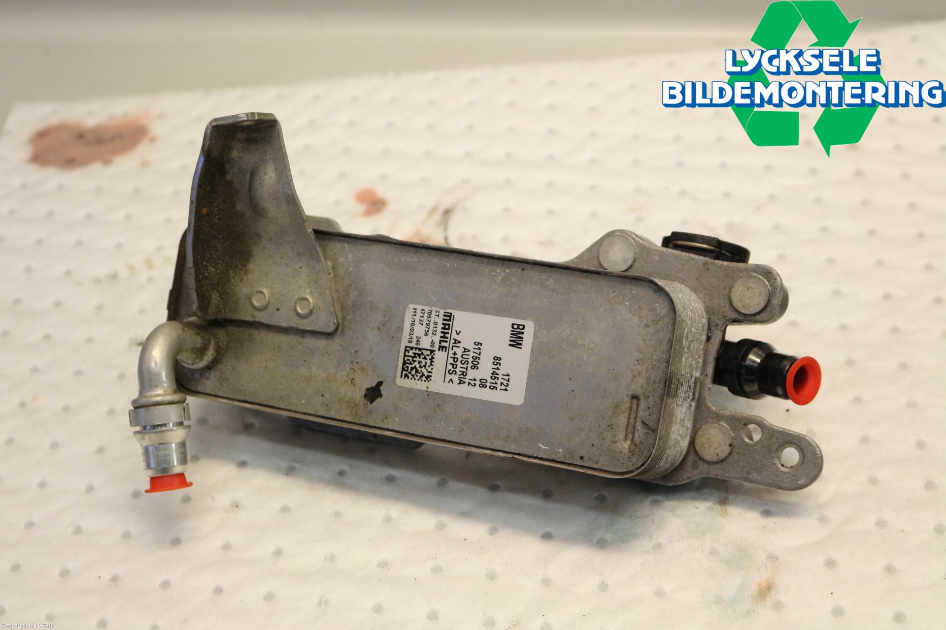 BMW 5 G30/G31/F90 17-23 Oljekylare Automat