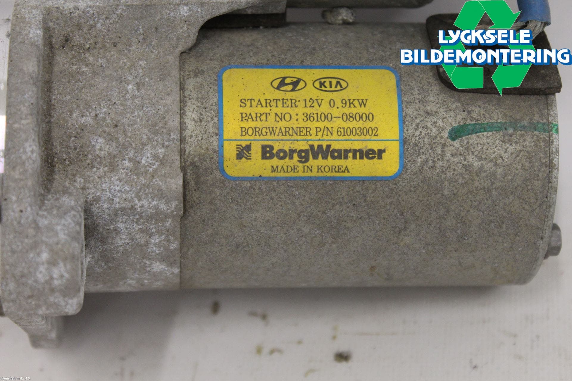 Hyundai i20 BC 21- Startmotor