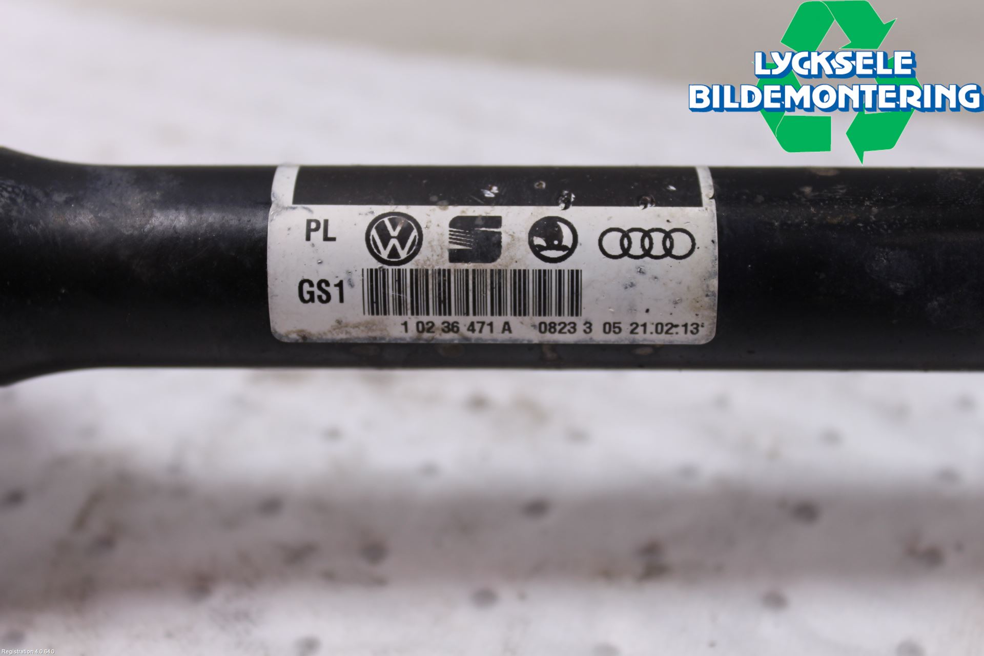 Volkswagen VW TRANSP/CARAVELLE (T5) 04-15 Drivaxel Fram Vänster