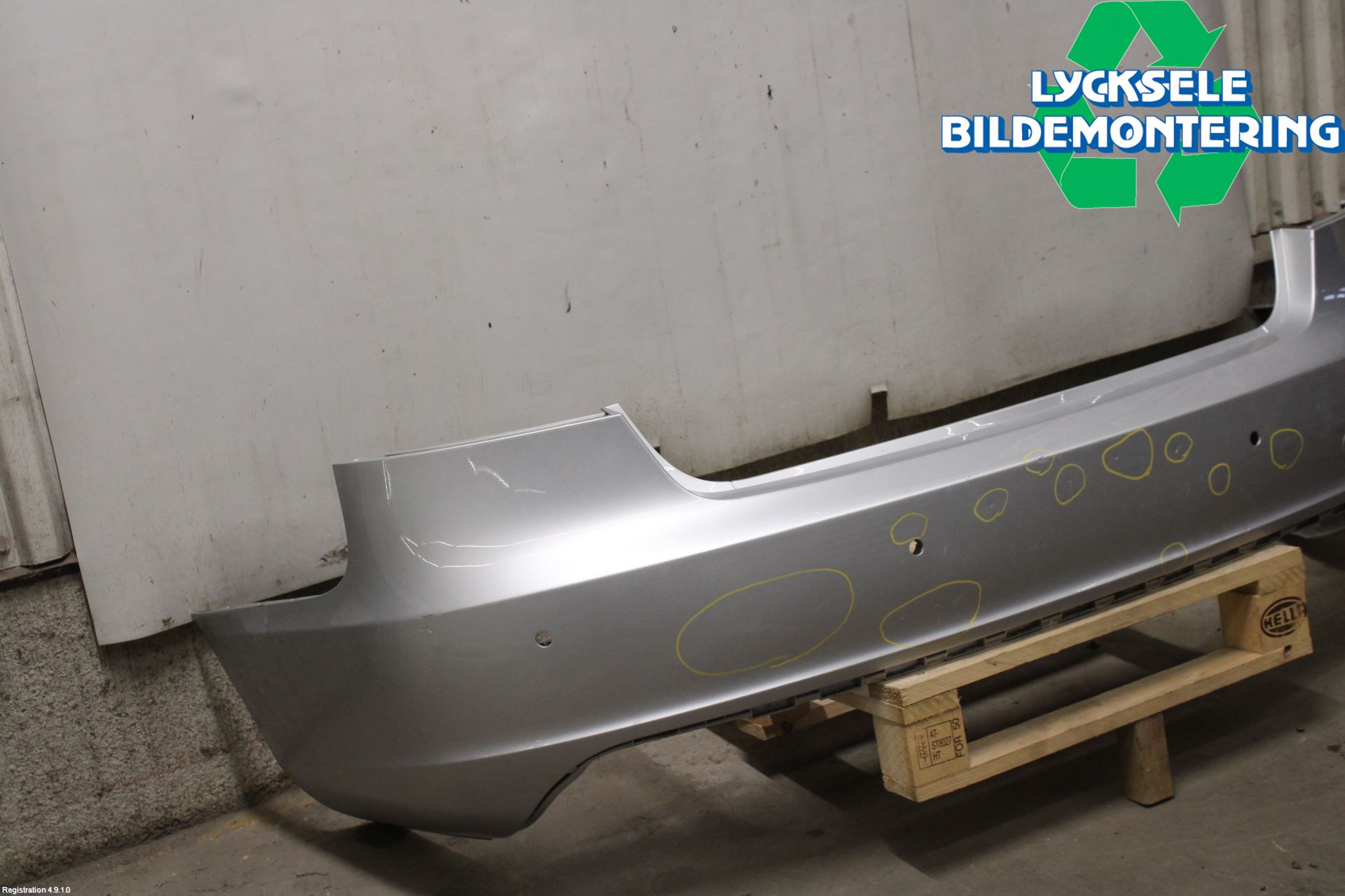 Audi A5 07-16 Stötfångarbeklädnad Bak