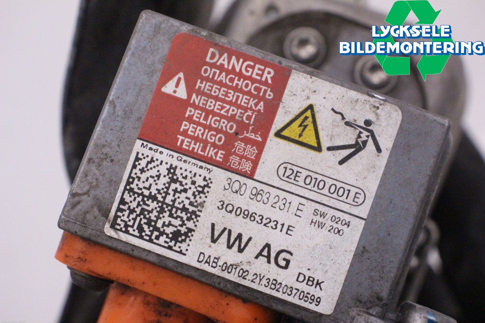 Audi E-TRON, S GE 19- Motorvärmare Värmekropp