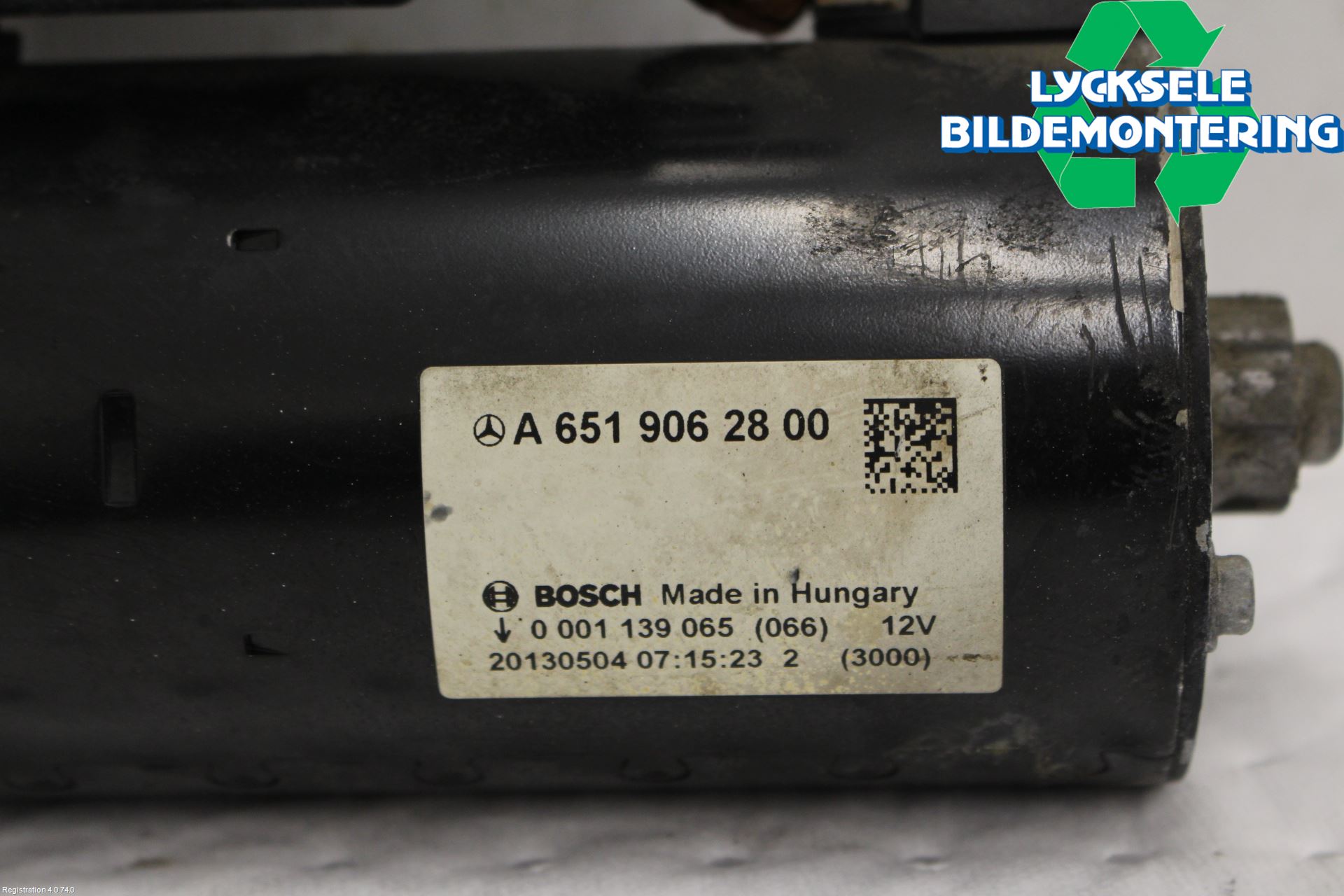 Mercedes-Benz MB C-KLASS (W204) 07-15 Startmotor Diesel