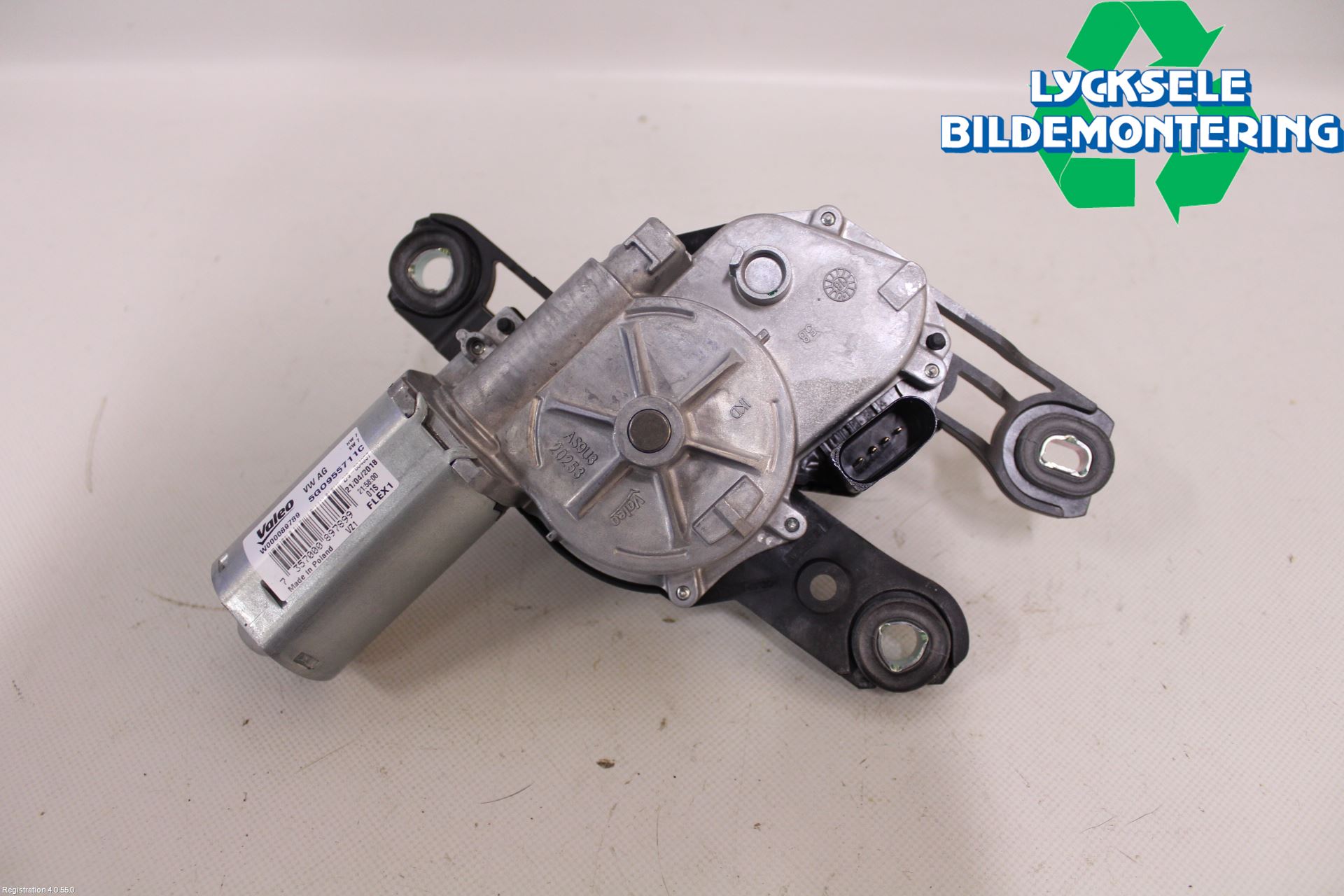 Volkswagen VW PASSAT 15-19 Torkarmotor Baklucka