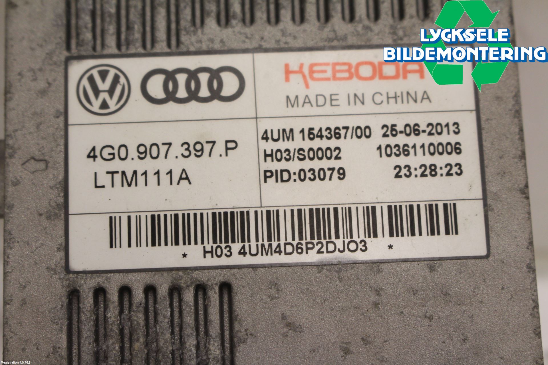 Audi A3/S3 05-13 Styrenhet Strålkastare