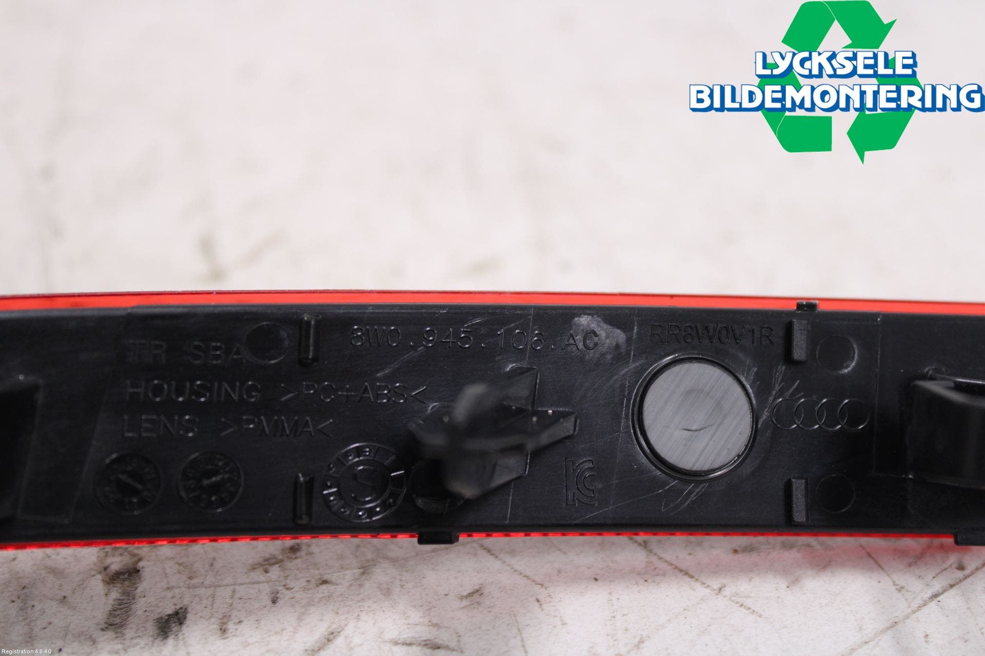 Audi A4/S4 B9 20- Dimljus/Reflex Bak