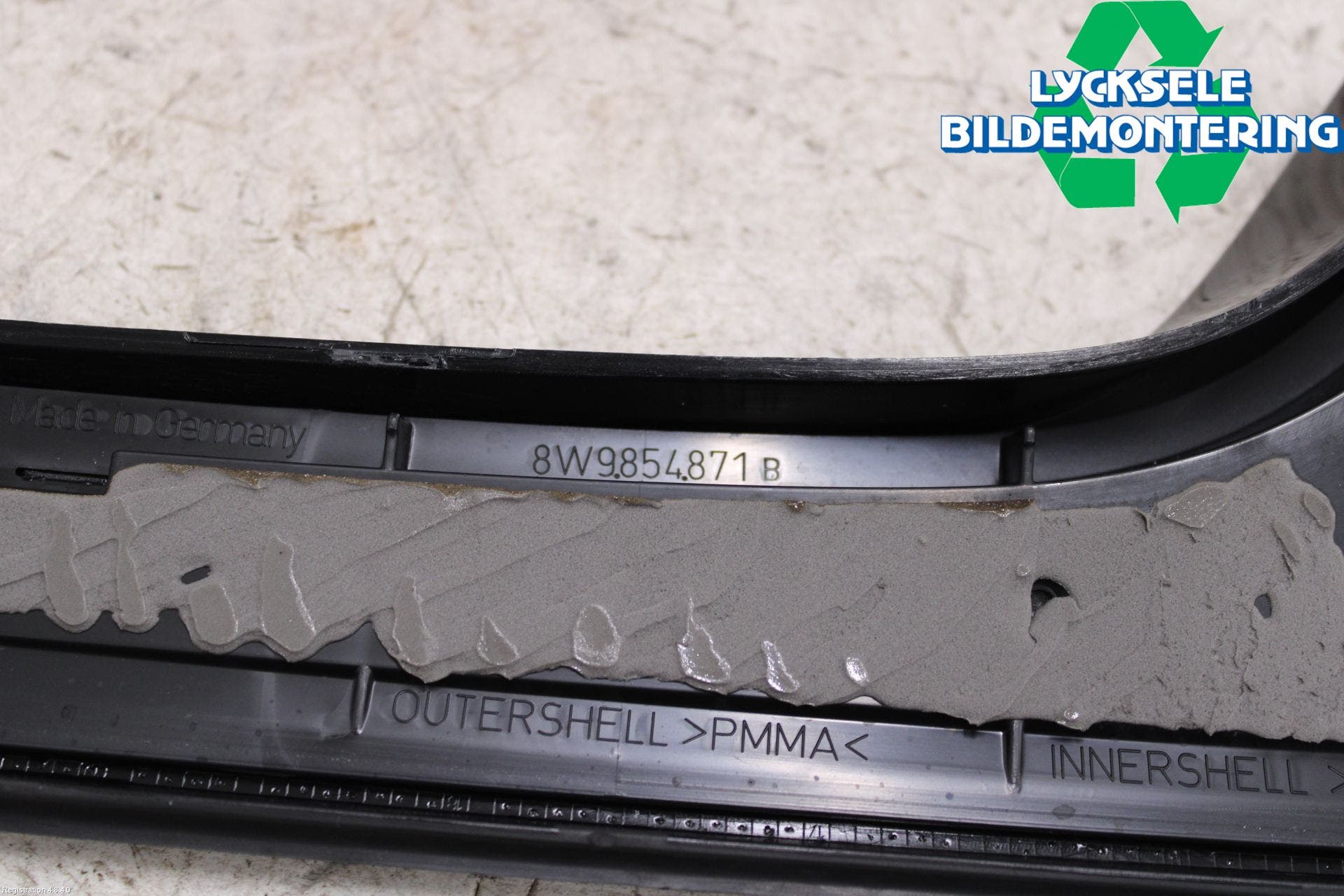 Audi A4/S4 B9 20- Spoiler Baklucka