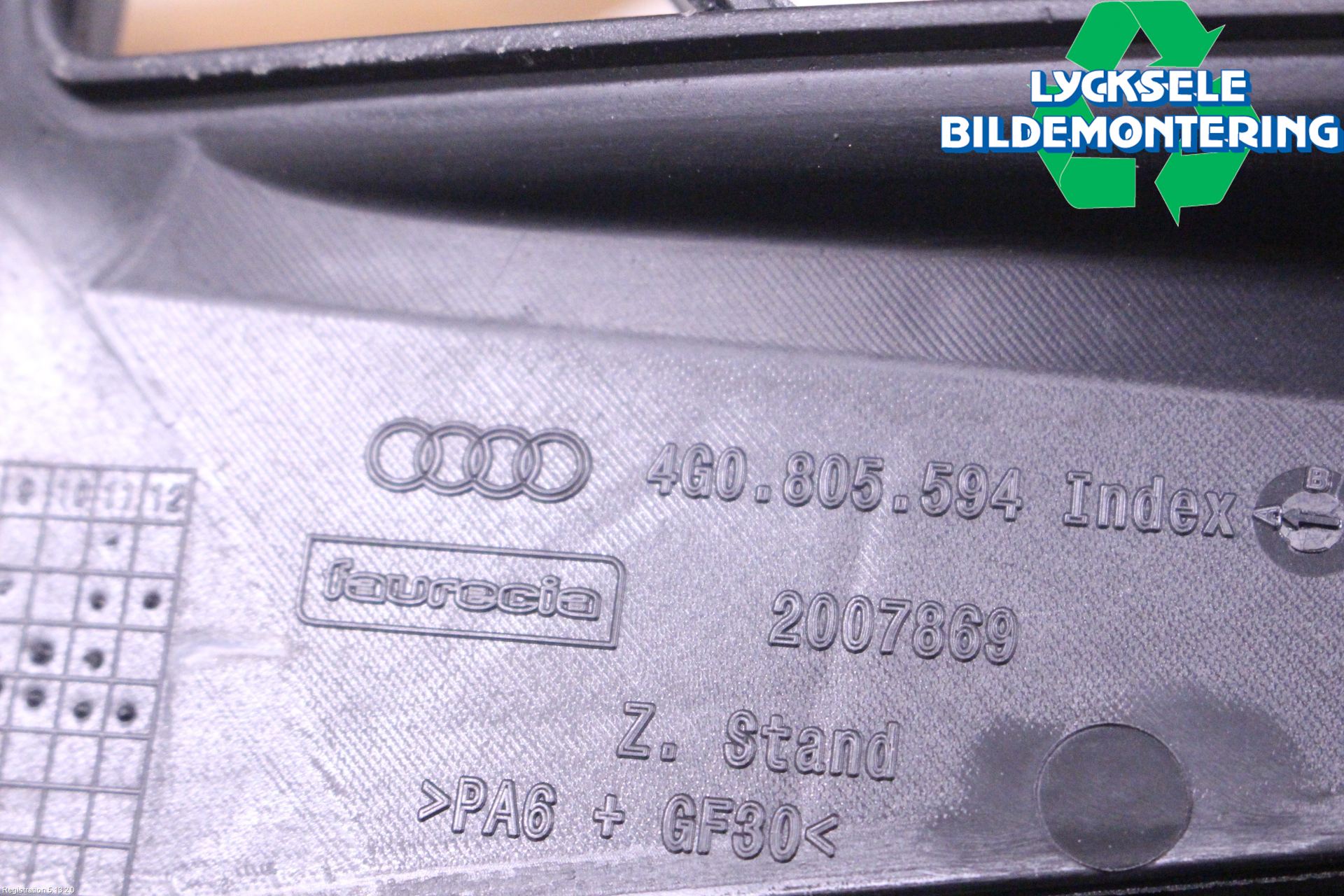 Audi A6/S6 4G 11-18 Frontplåt