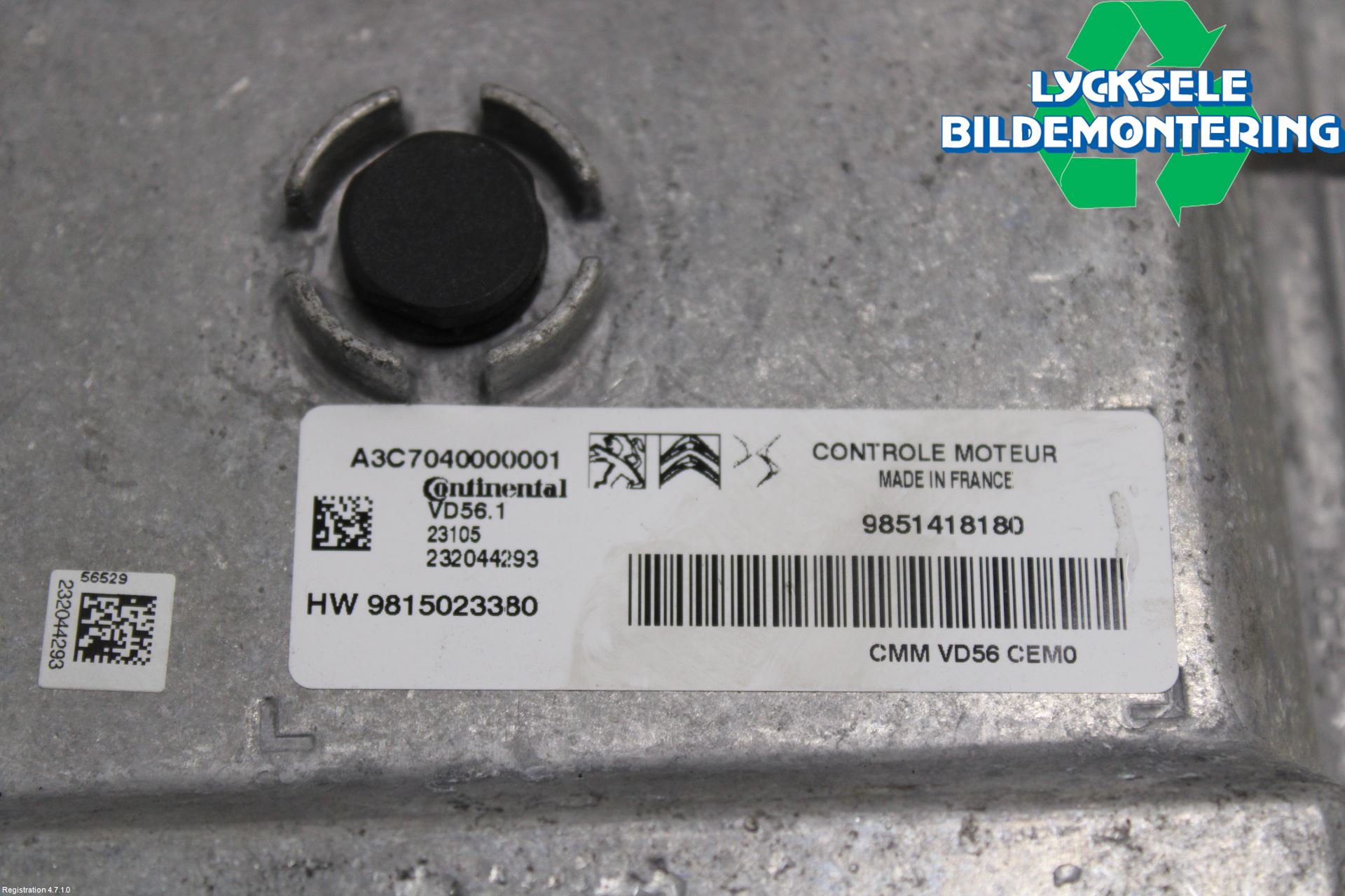 Peugeot 308/E-308 21- Styrenhet Insprut Bensin