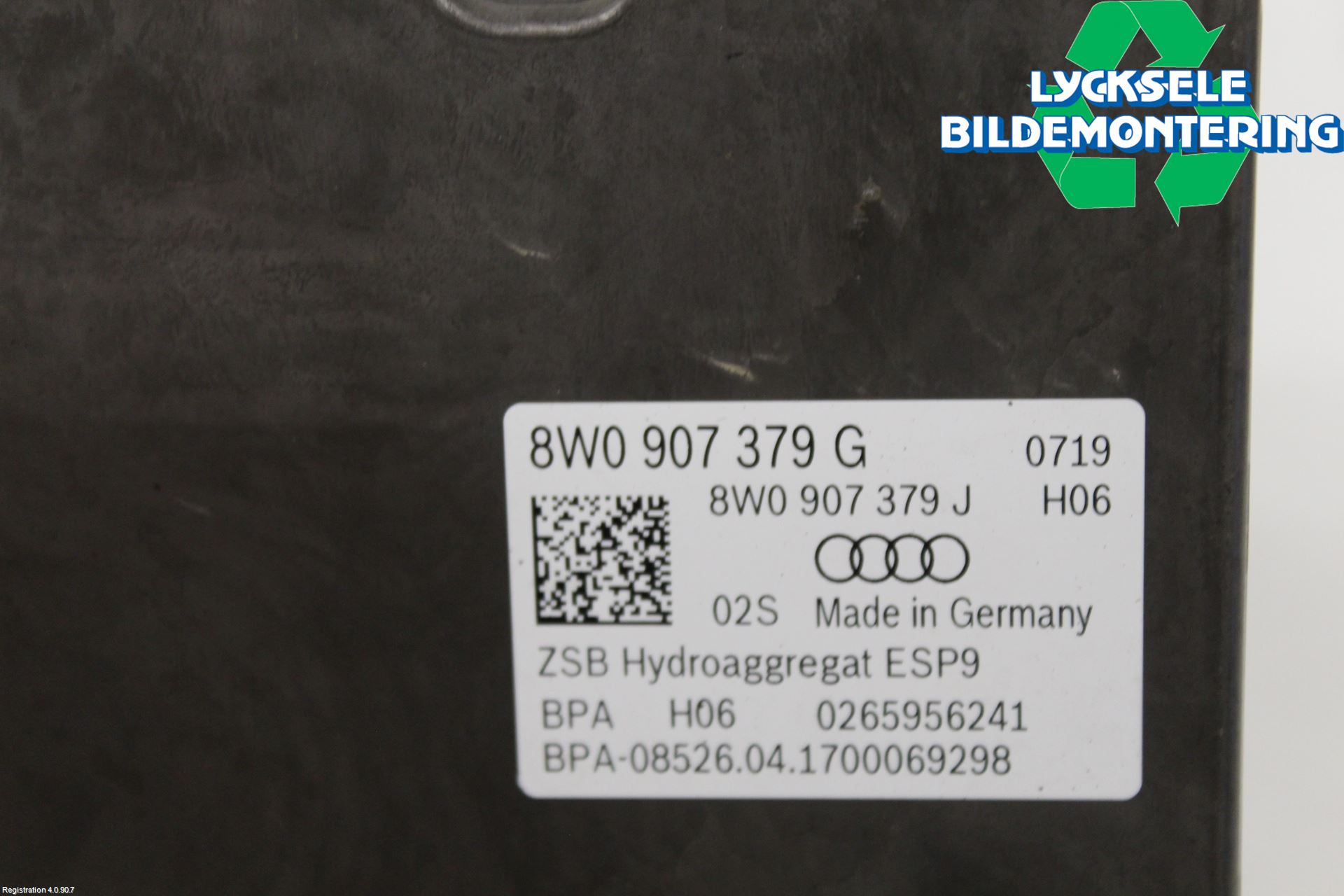 Audi A4/S4 B9 16-19 Abs Hydraulaggregat