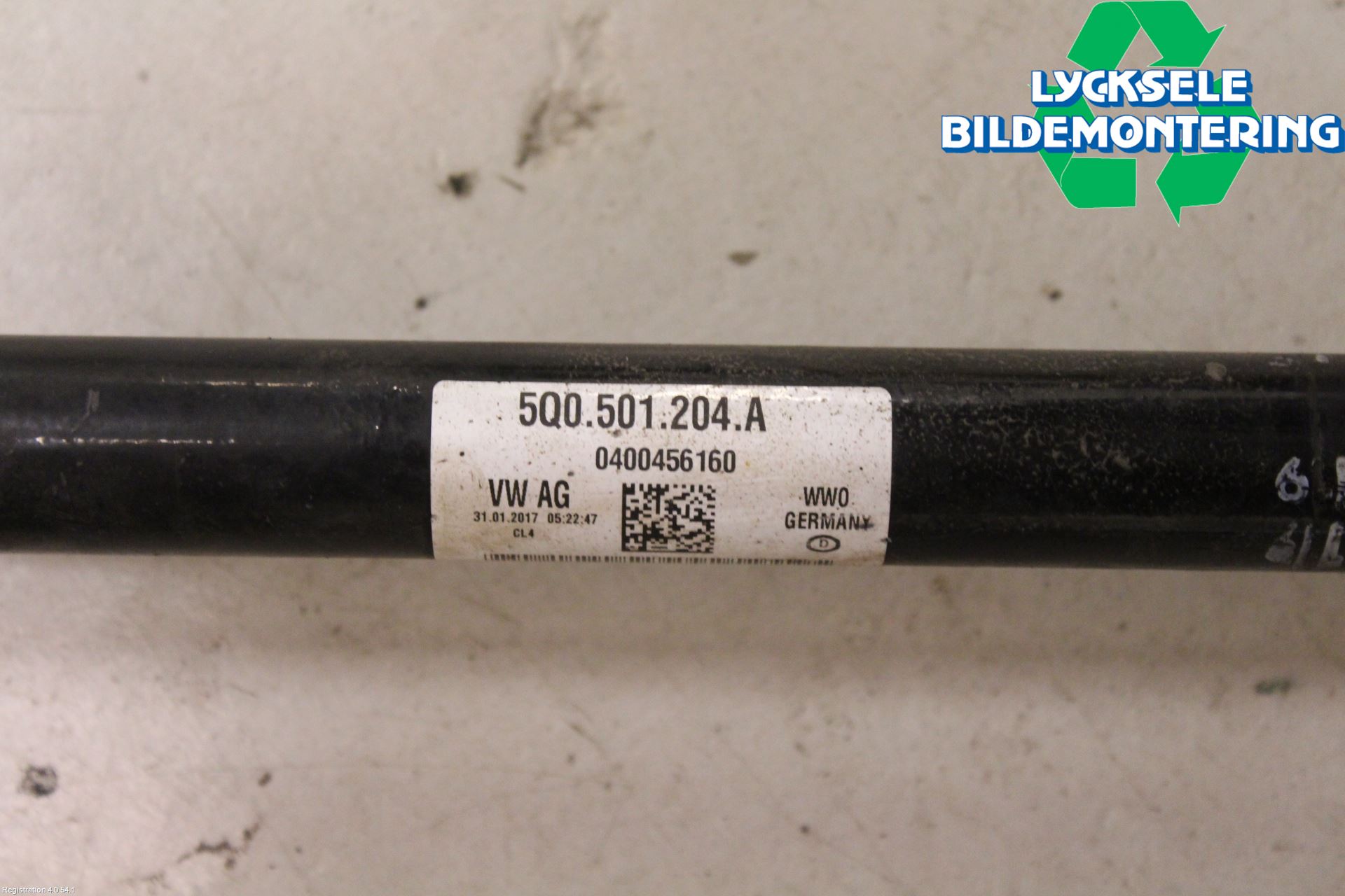 Volkswagen VW GOLF / E-GOLF VII 13-20 Drivaxel Bak Höger