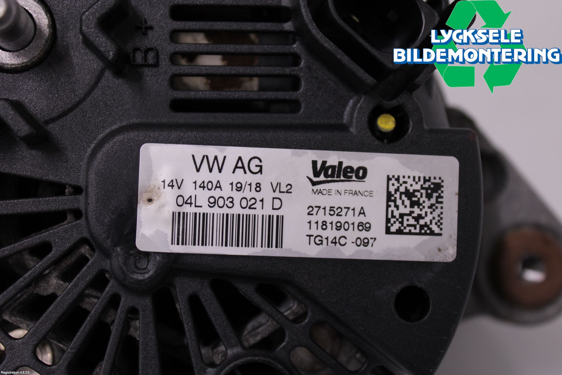 Volkswagen VW GOLF / E-GOLF VII 13-20 Generator