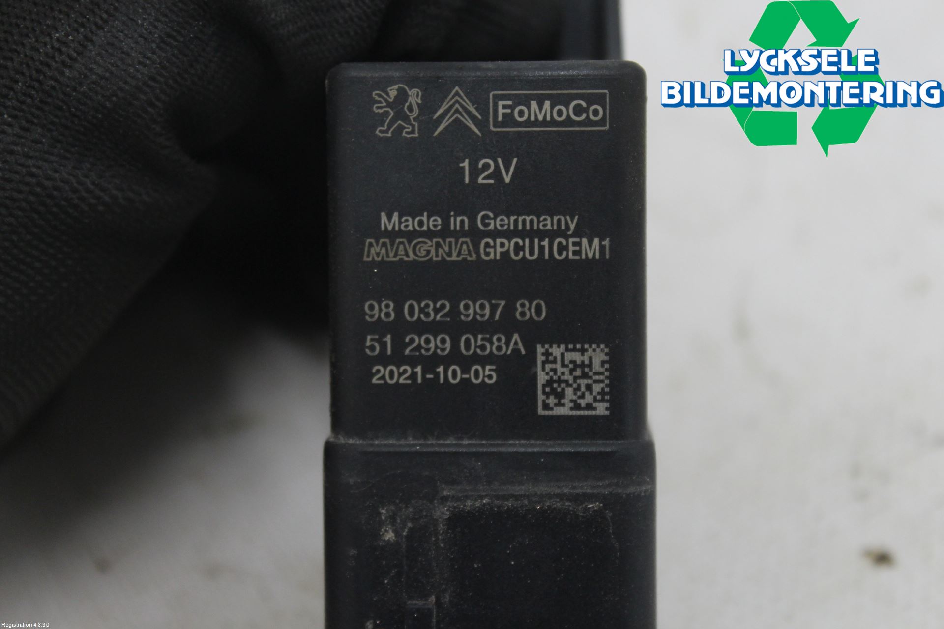 Peugeot PARTNER/E-PARTNER 19- Relä Glödning Diesel