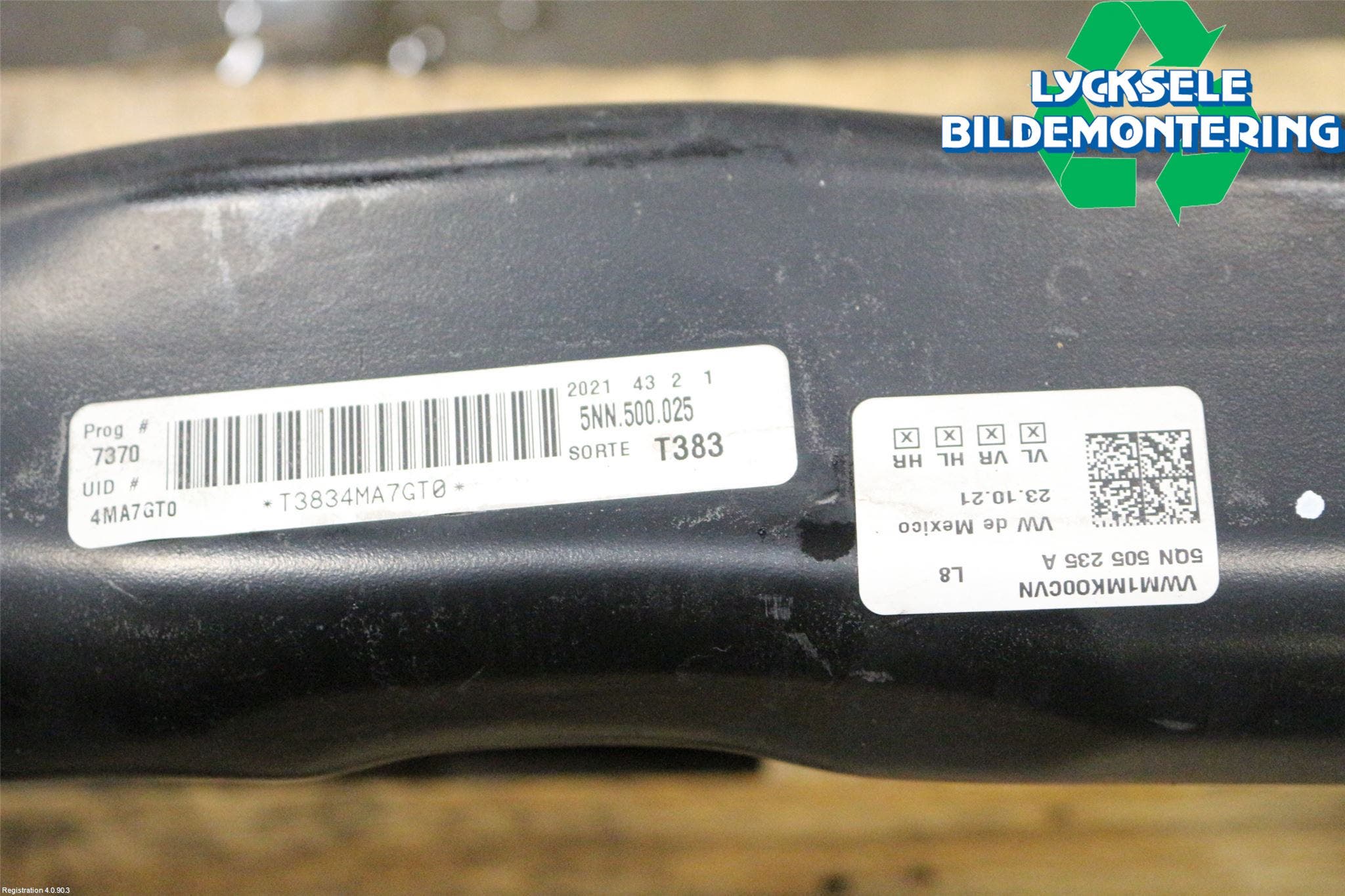 Volkswagen VW TIGUAN 16-24 Bakaxelbalk