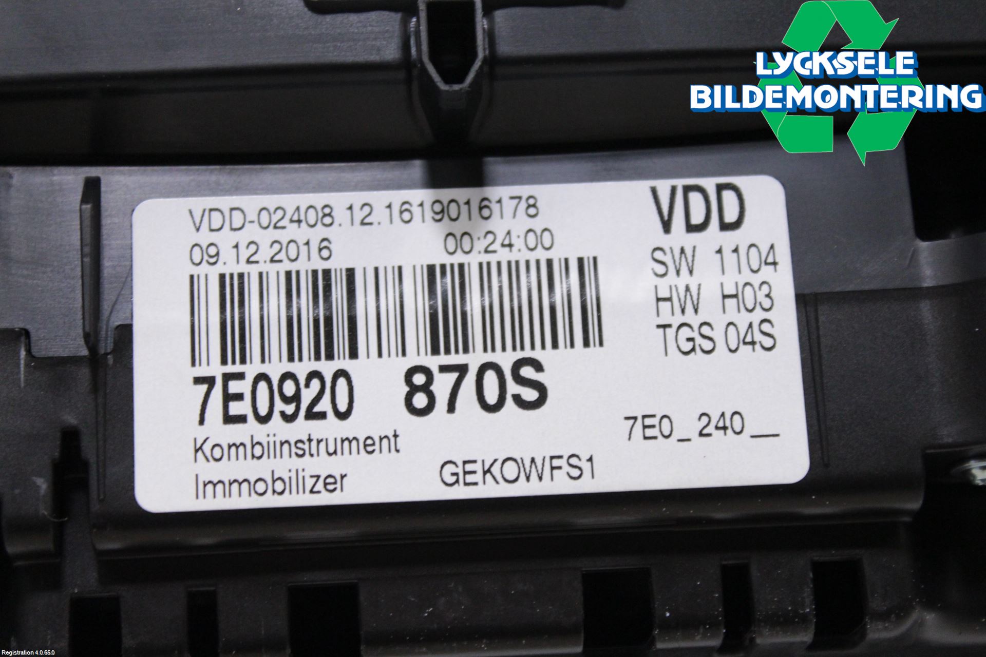 Volkswagen VW TRANSP/CARAVELLE (T6) 16-22 Instrument Komb
