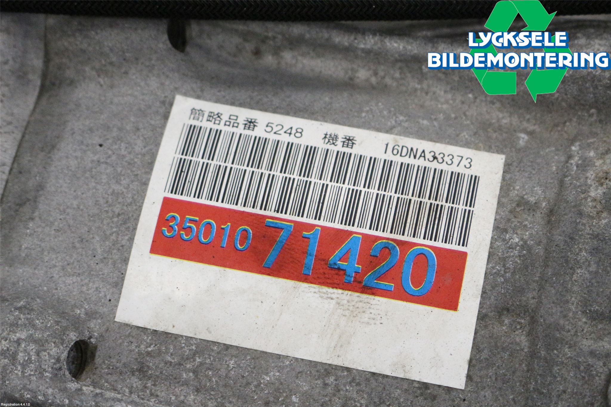 Toyota HILUX 16- Växellåda Automat
