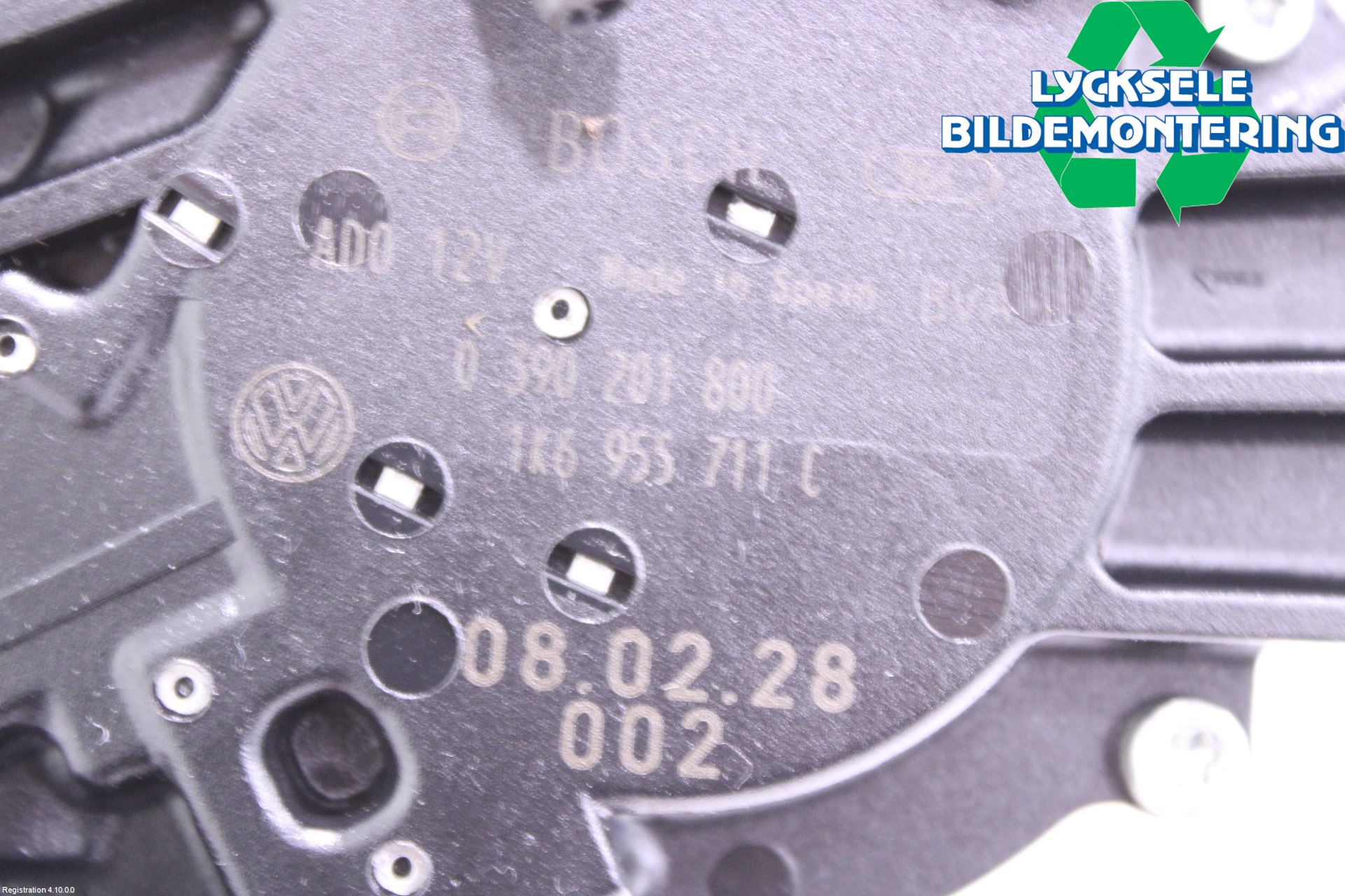 Volkswagen VW GOLF V 04-09 Torkarmotor Baklucka
