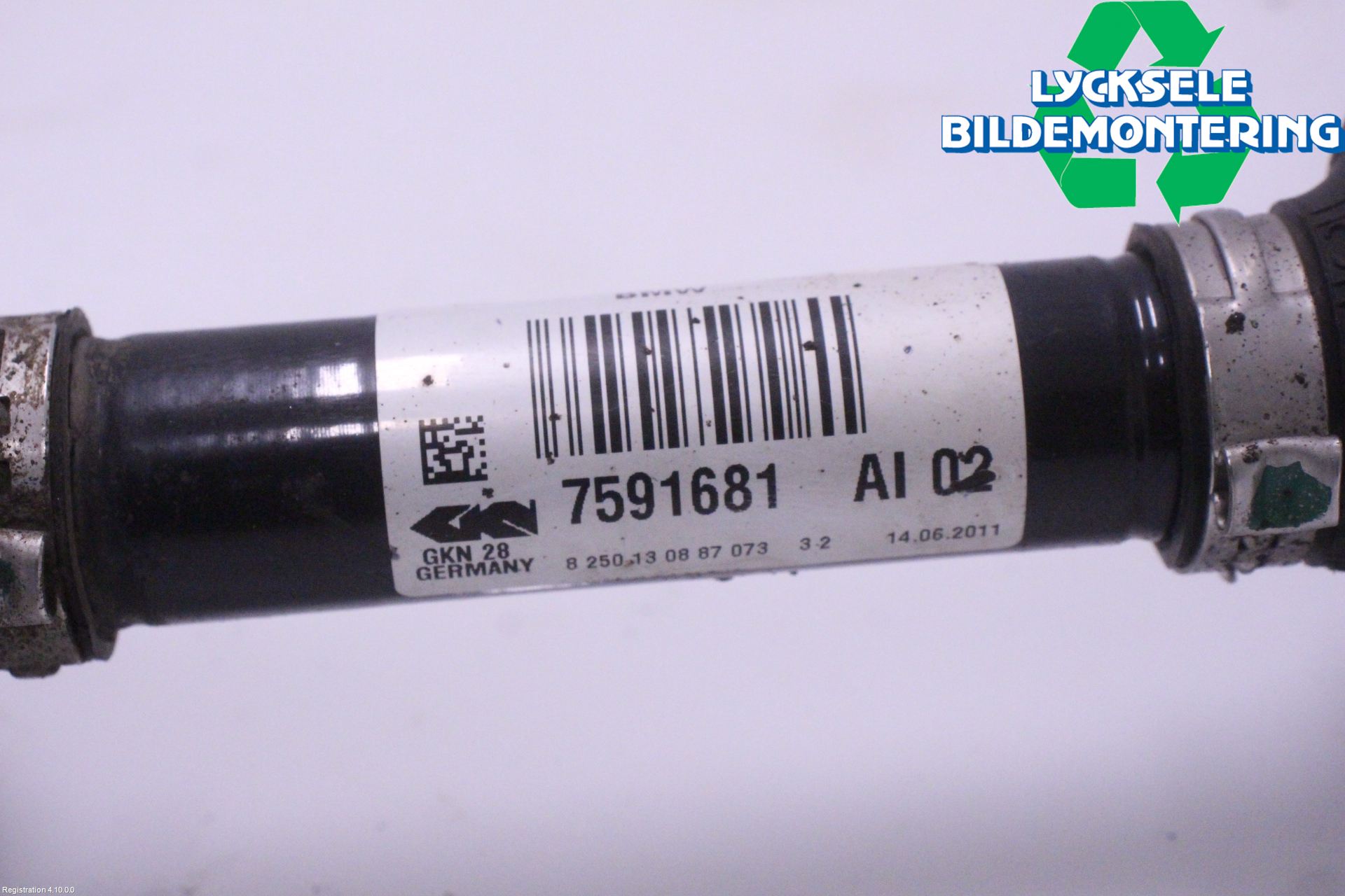 BMW X1 E84 10-15 Drivaxel Fram Vänster