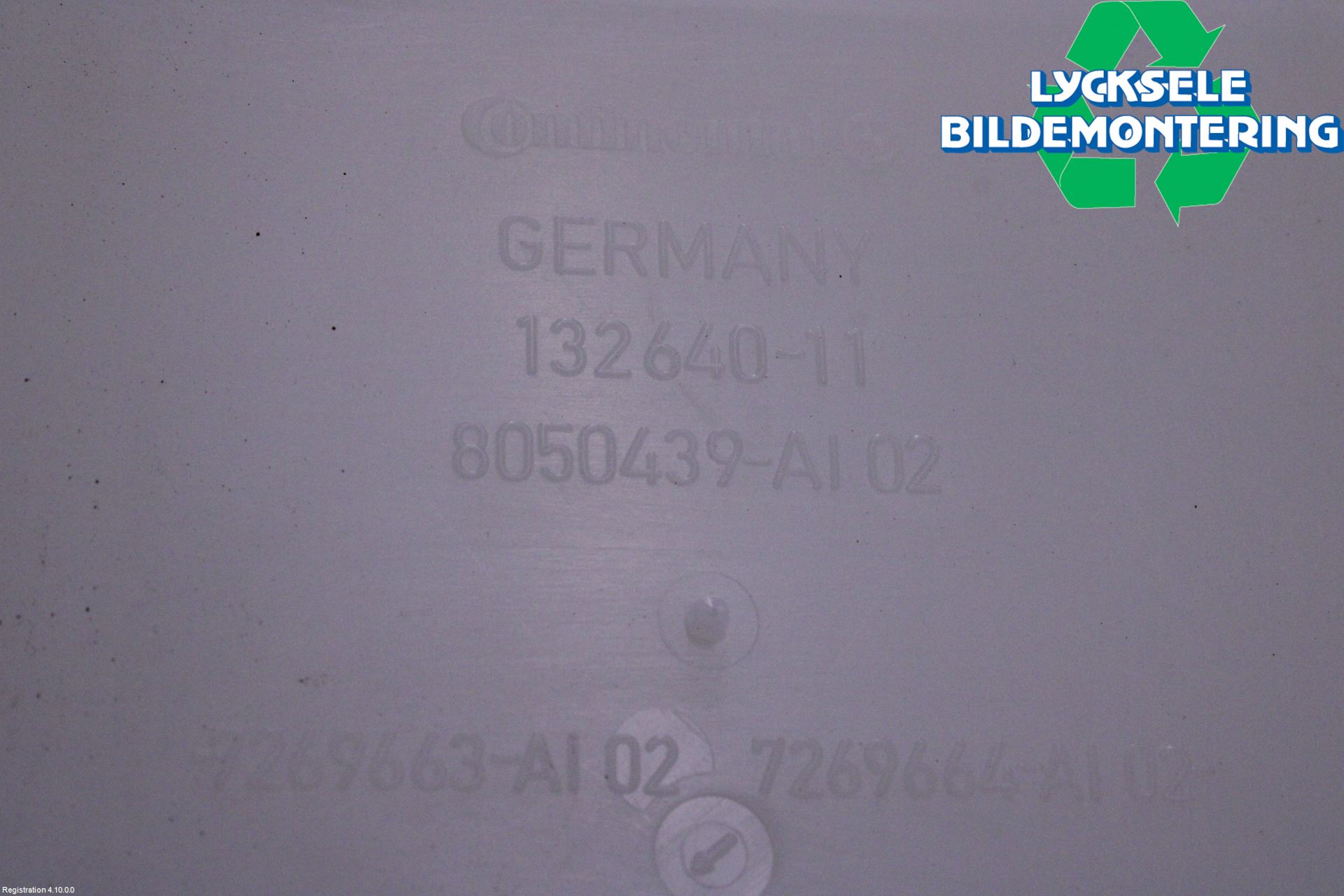 BMW 5 F10/F11/F18 09-17 Spolartank Vindruta-Strål