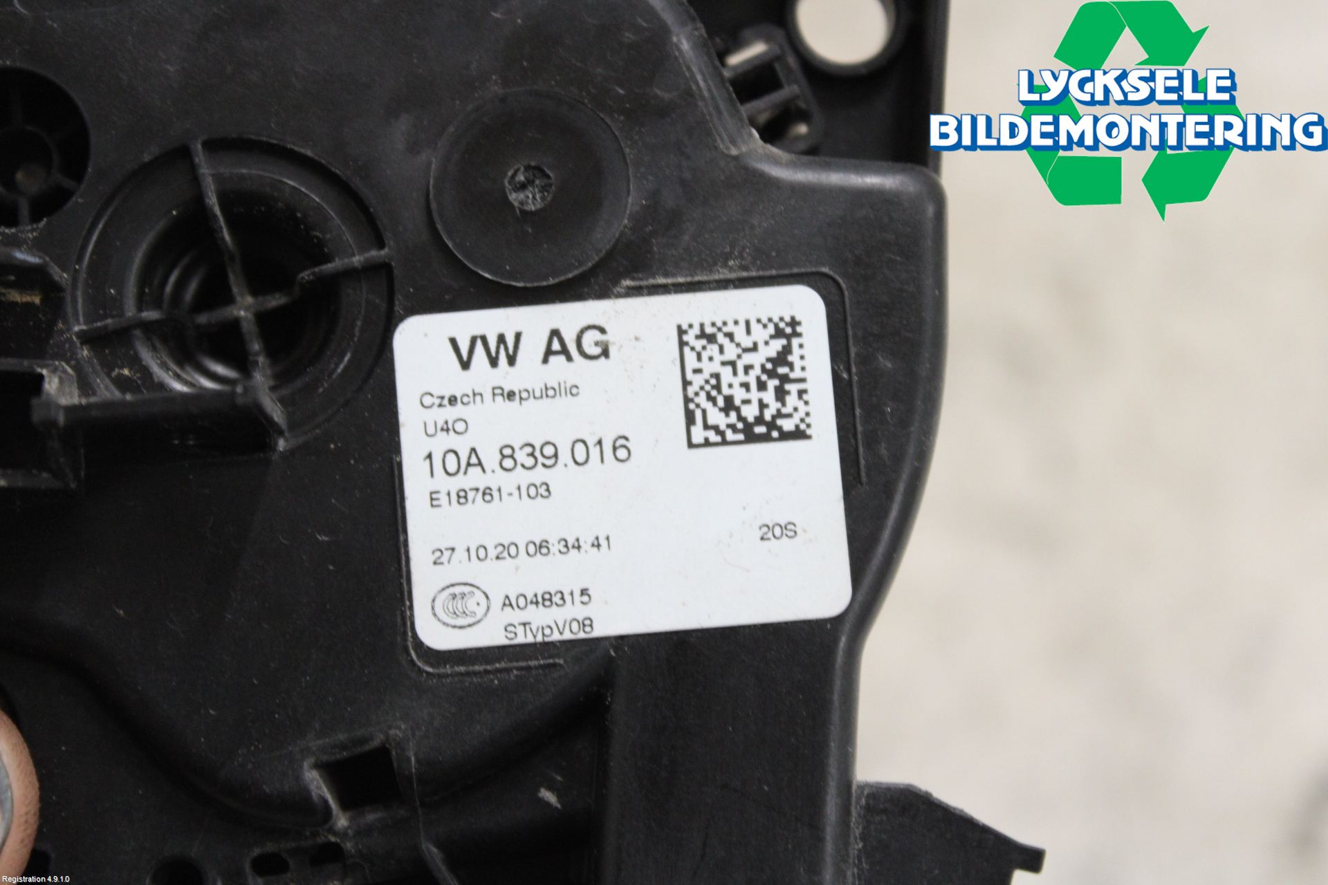 Volkswagen VW ID.3 21- Låskista-Dörrlås