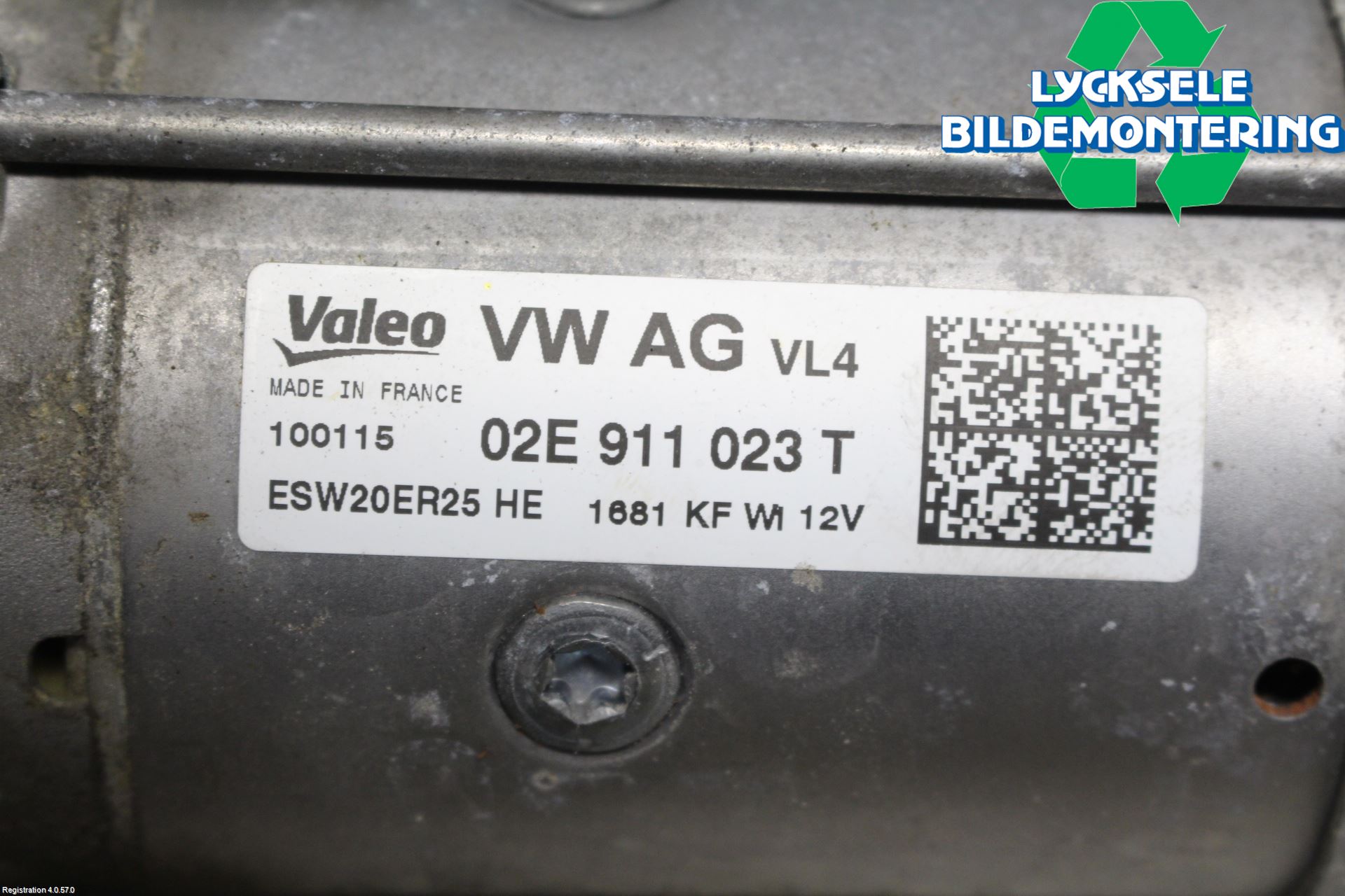 Volkswagen VW PASSAT 15-19 Startmotor Diesel